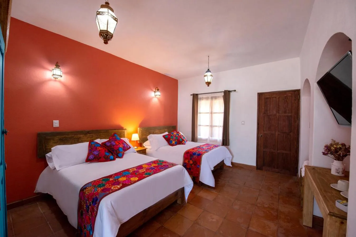 Bed in Hotel Camino Antiguo