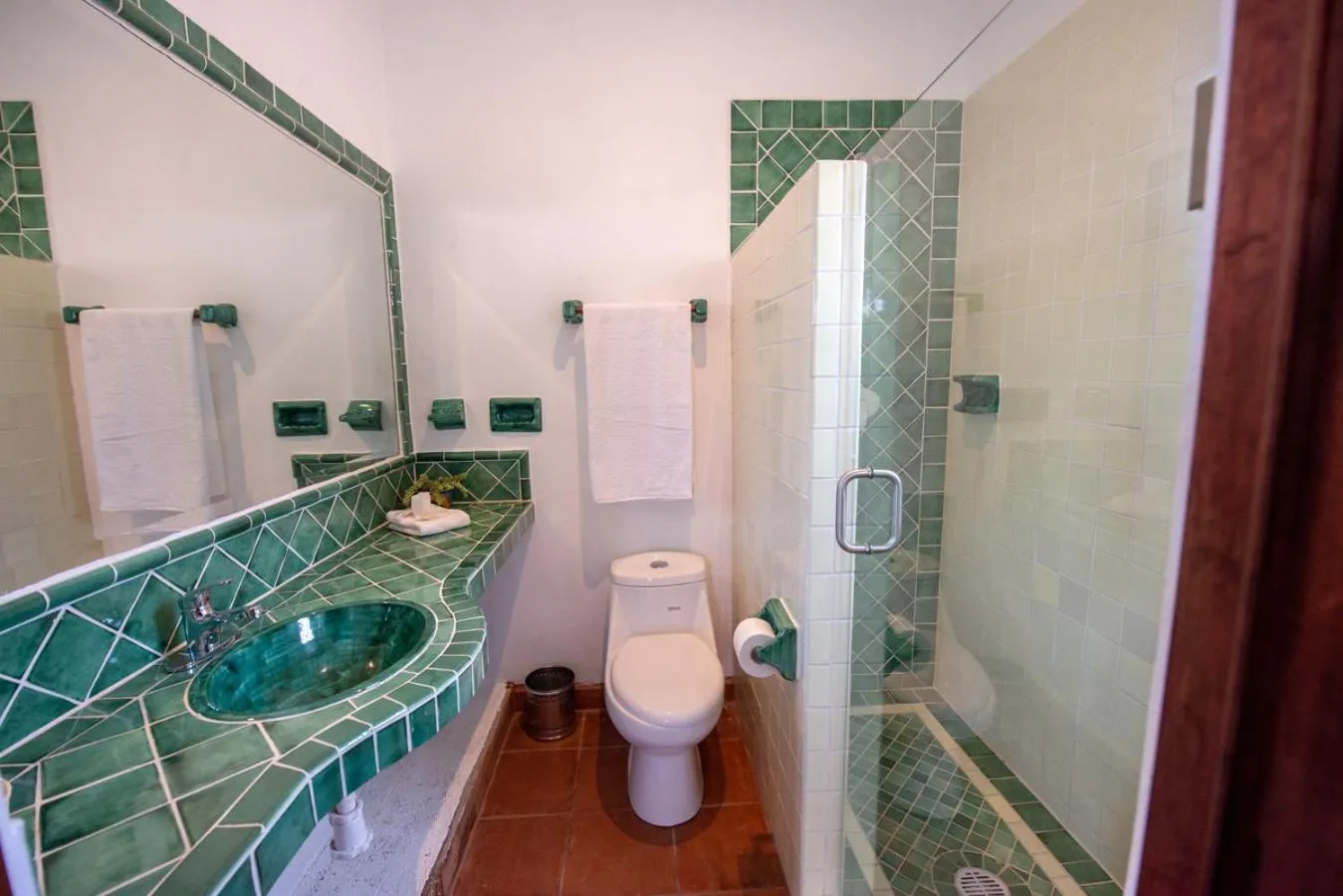 Toilet in Hotel Camino Antiguo