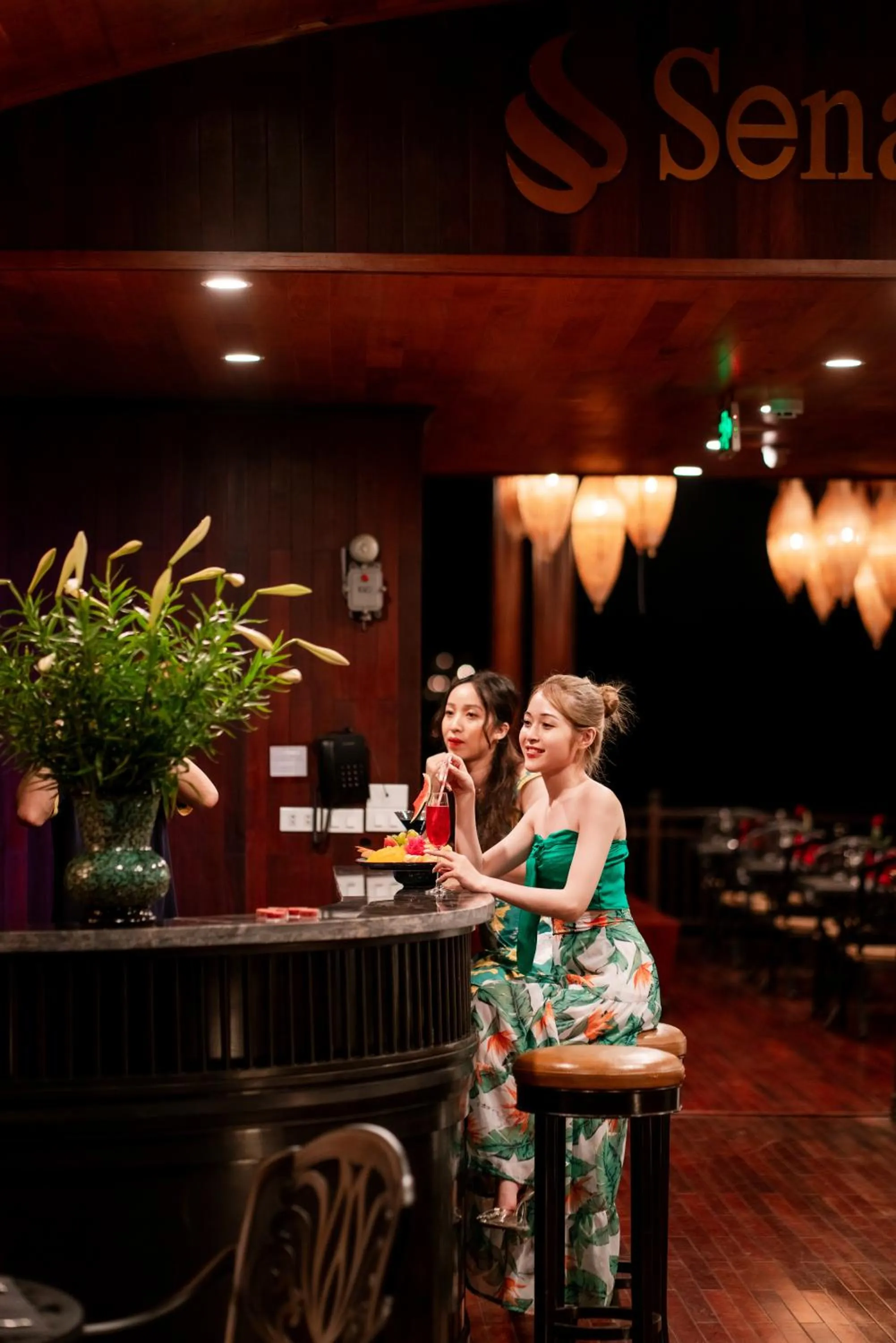 Lounge or bar in Sena Cruises - Wonder On Lan Ha Bay