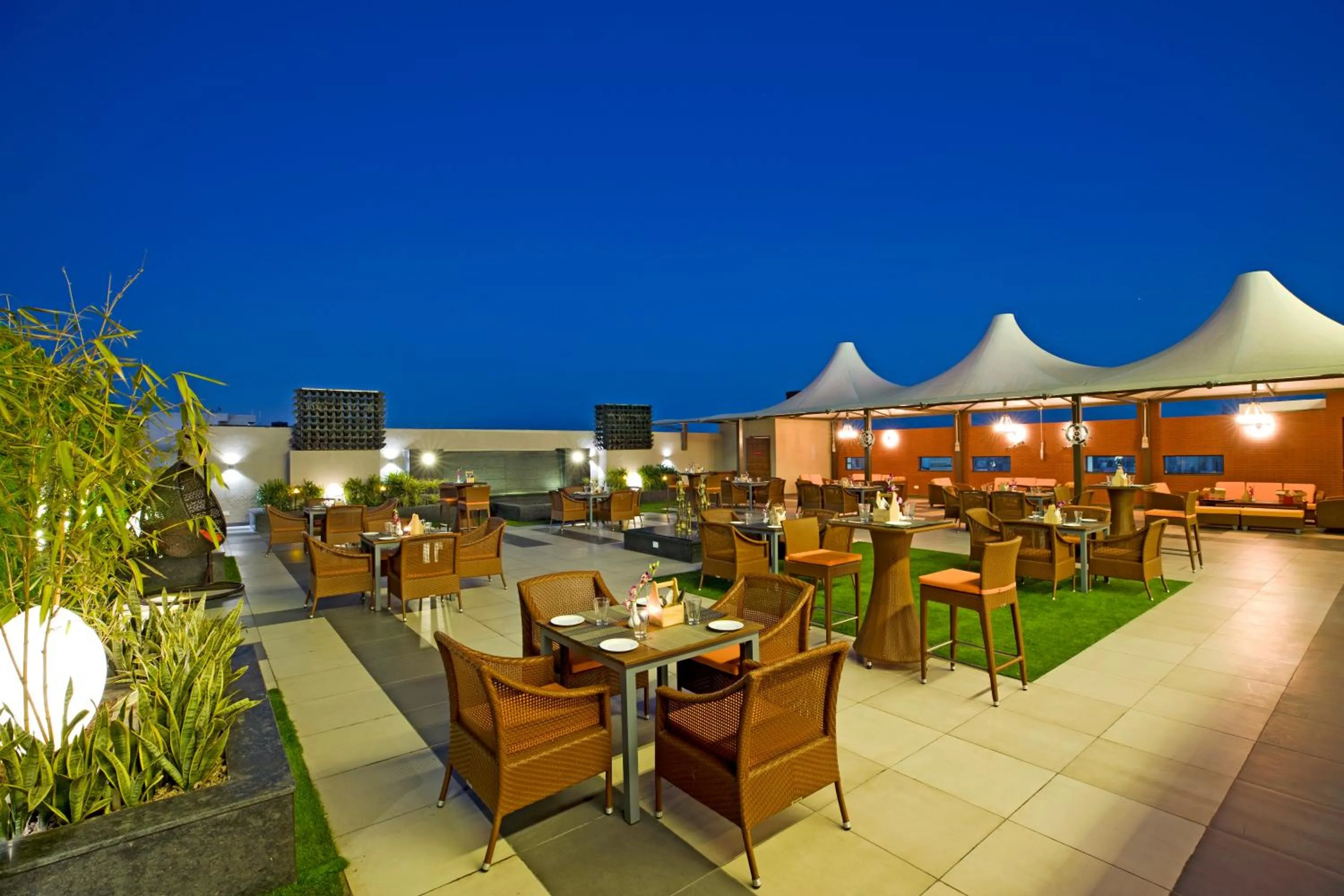 Patio in Regenta Central Cassia Zirakpur Chandigarh