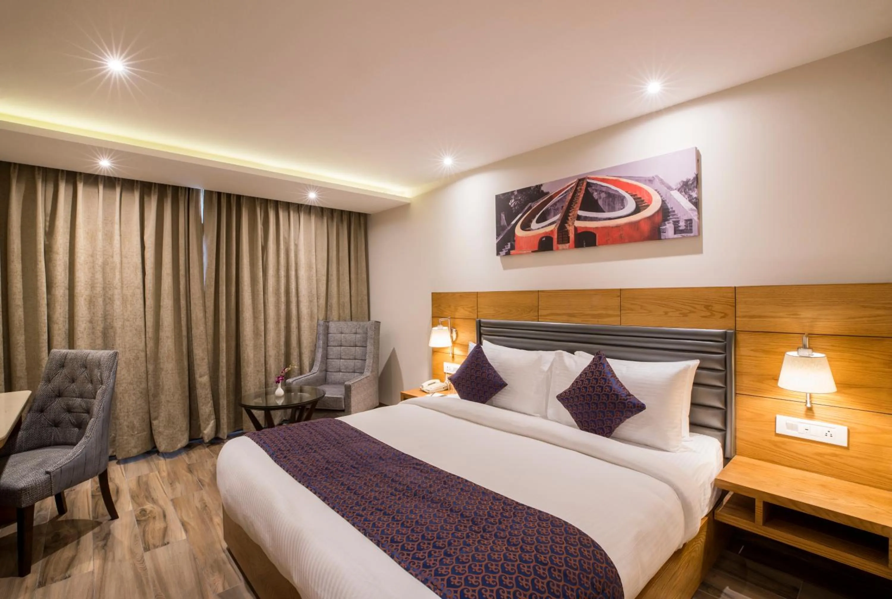 Bed in Regenta Central Cassia Zirakpur Chandigarh