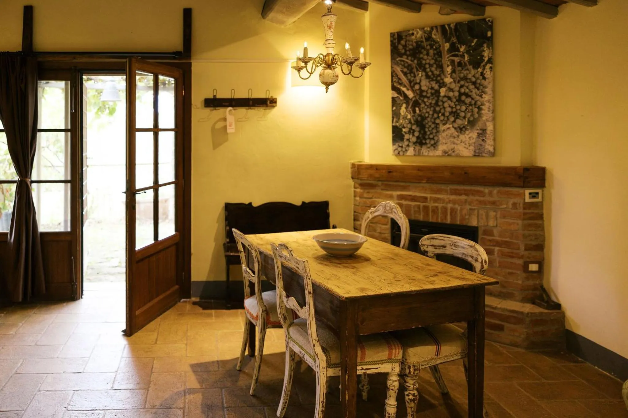 Living room in Podere Spedalone