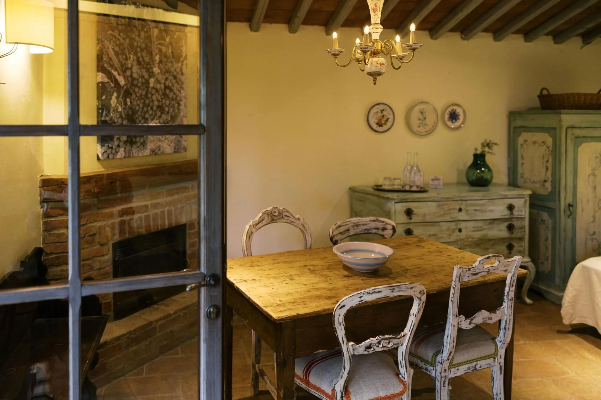 Living room in Podere Spedalone