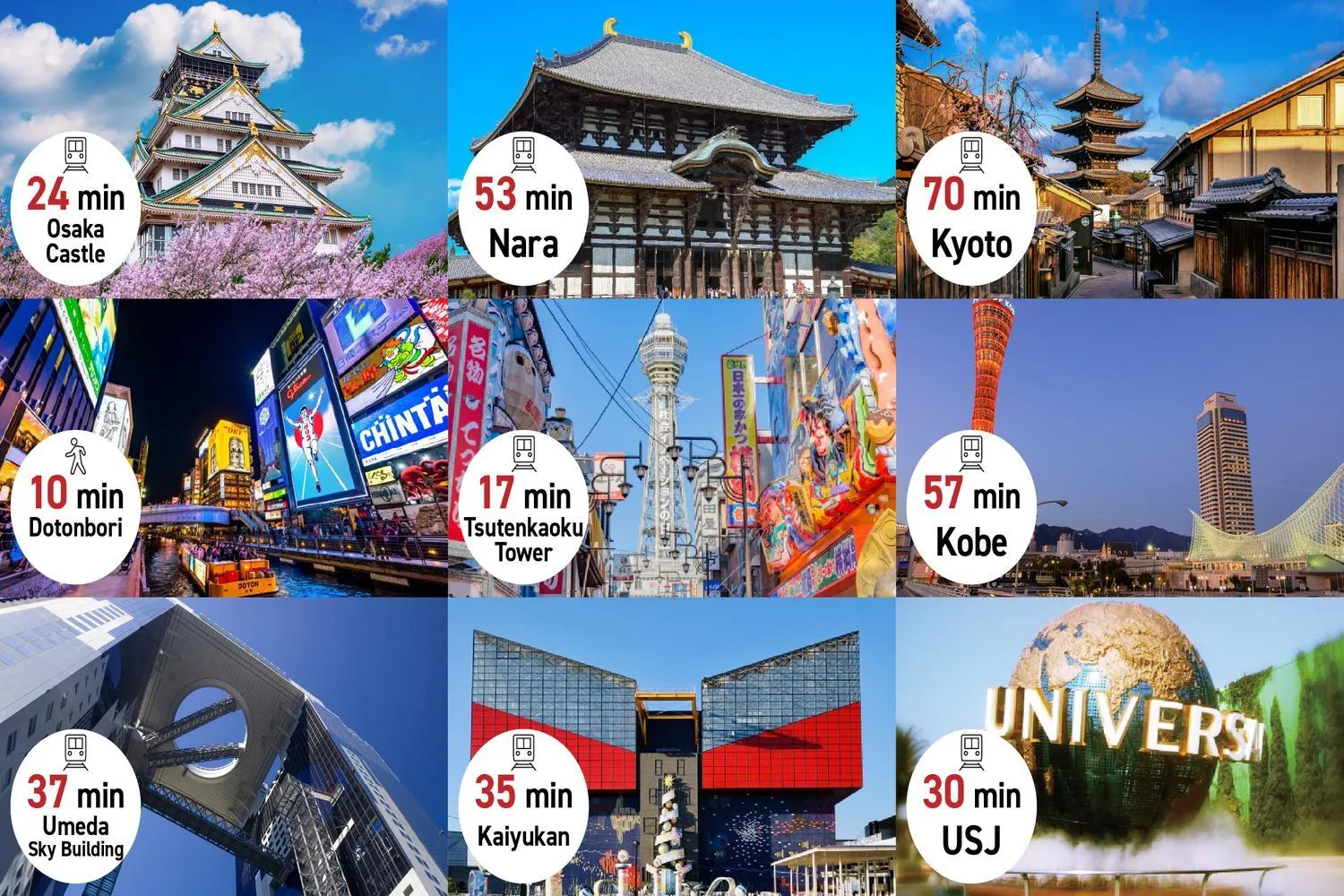 Nearby landmark in Doutonbori Crystal Hotel IV