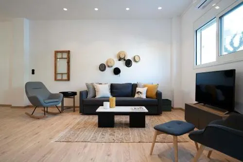 Modern 2bed 2bath loft in Acropolis area