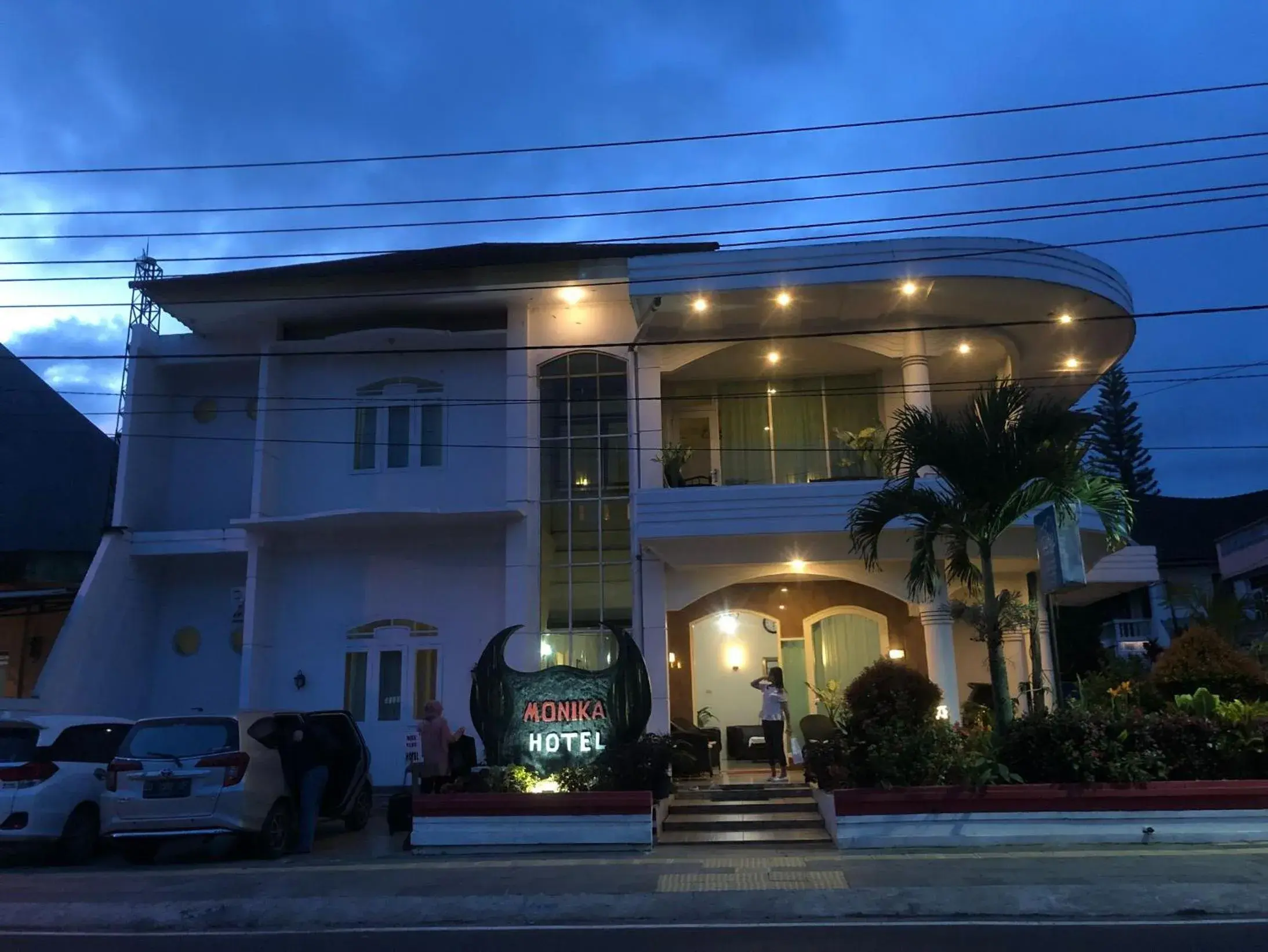 Property building in Hotel Monika Property building in Hotel Monika