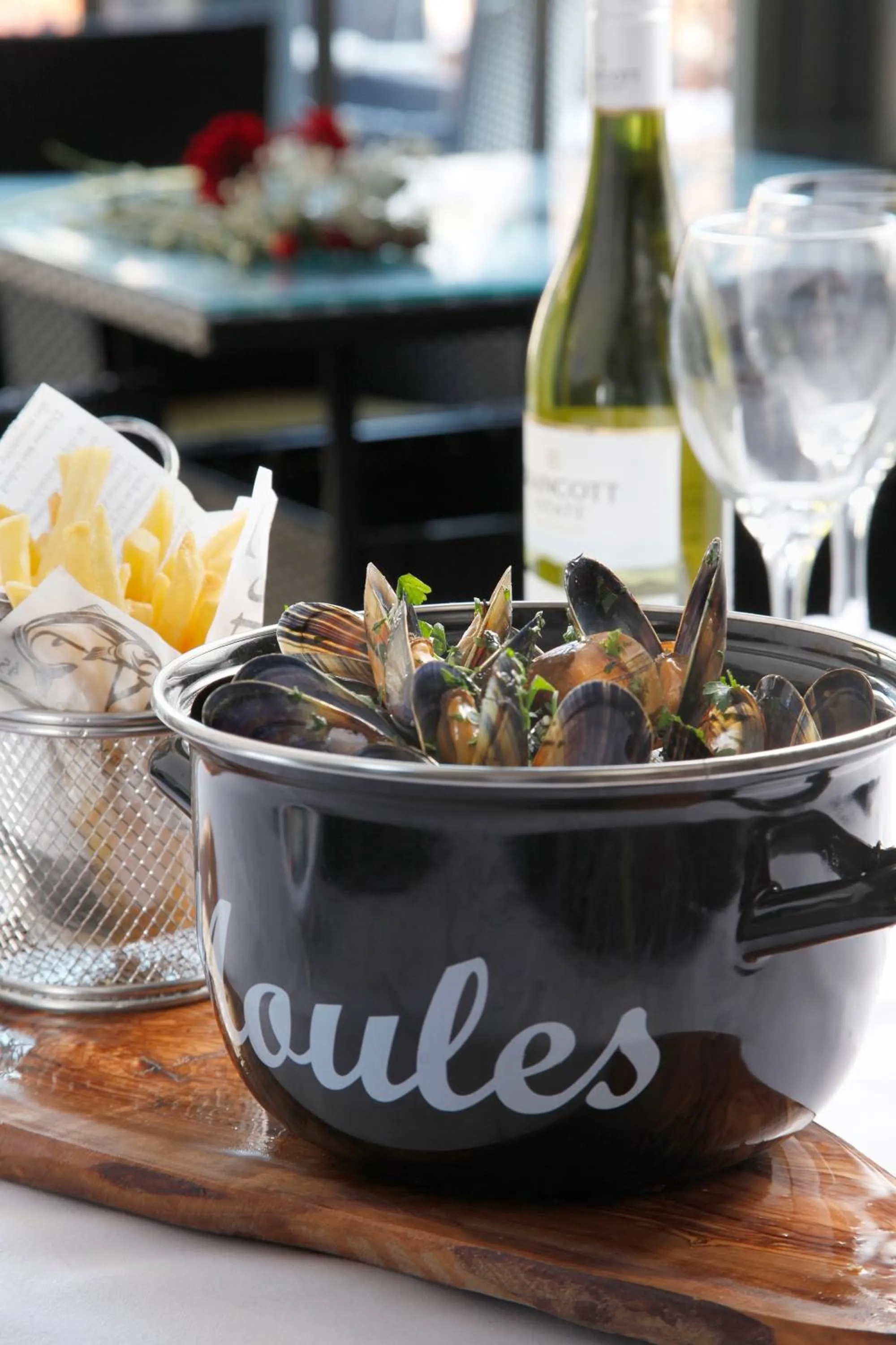 Food close-up in The Peacock