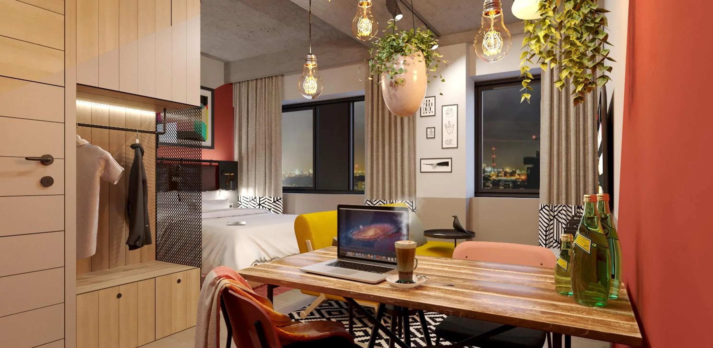 Kitchen or kitchenette in Via Suites