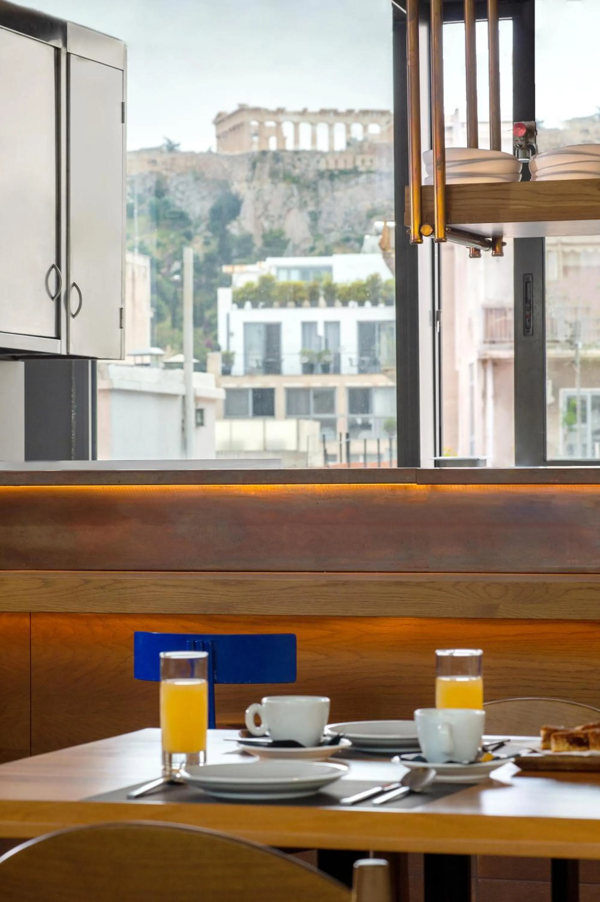 Dining area in The Editor Hotel Athens