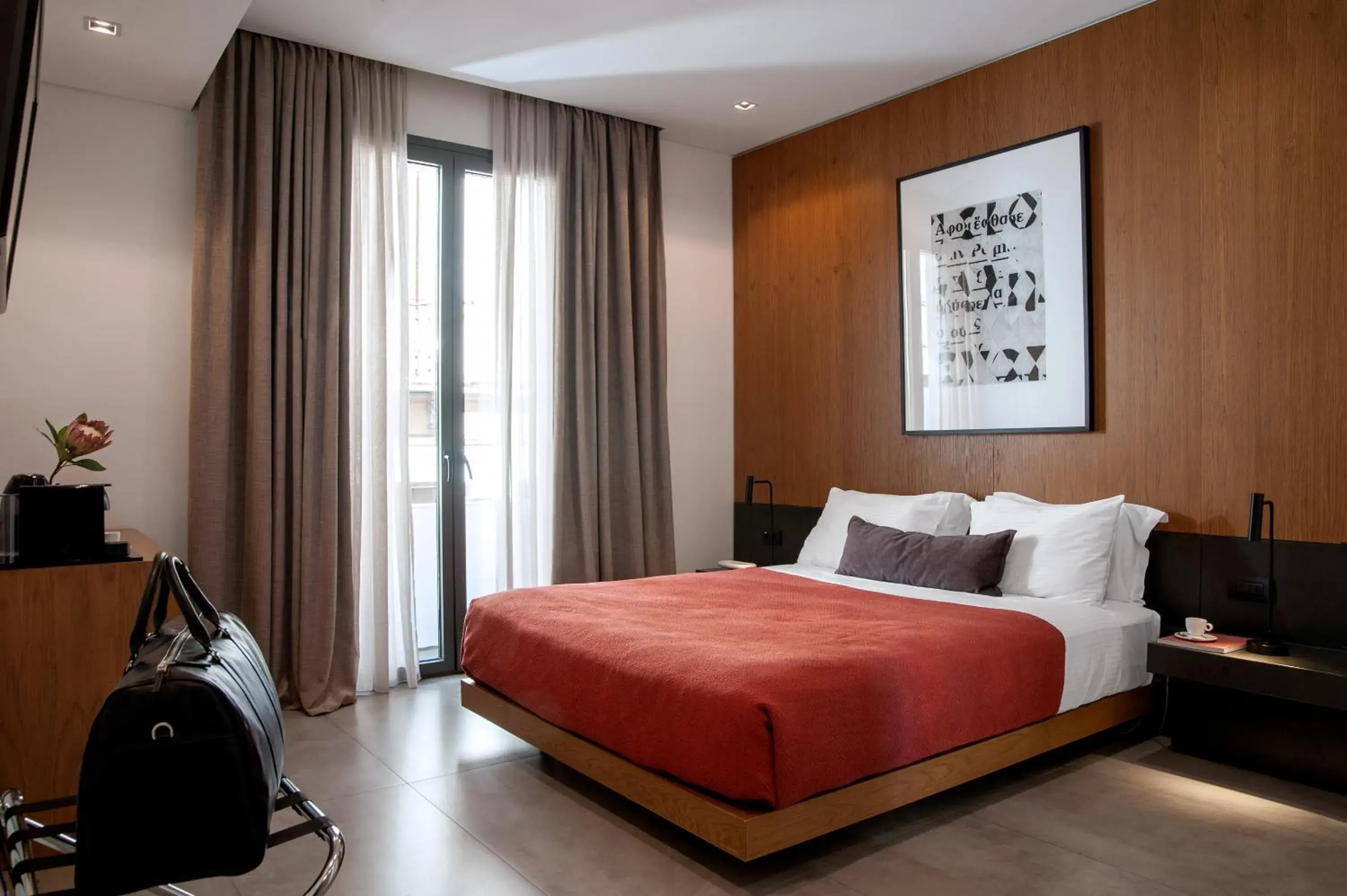 Bed in The Editor Hotel Athens Bed in The Editor Hotel Athens