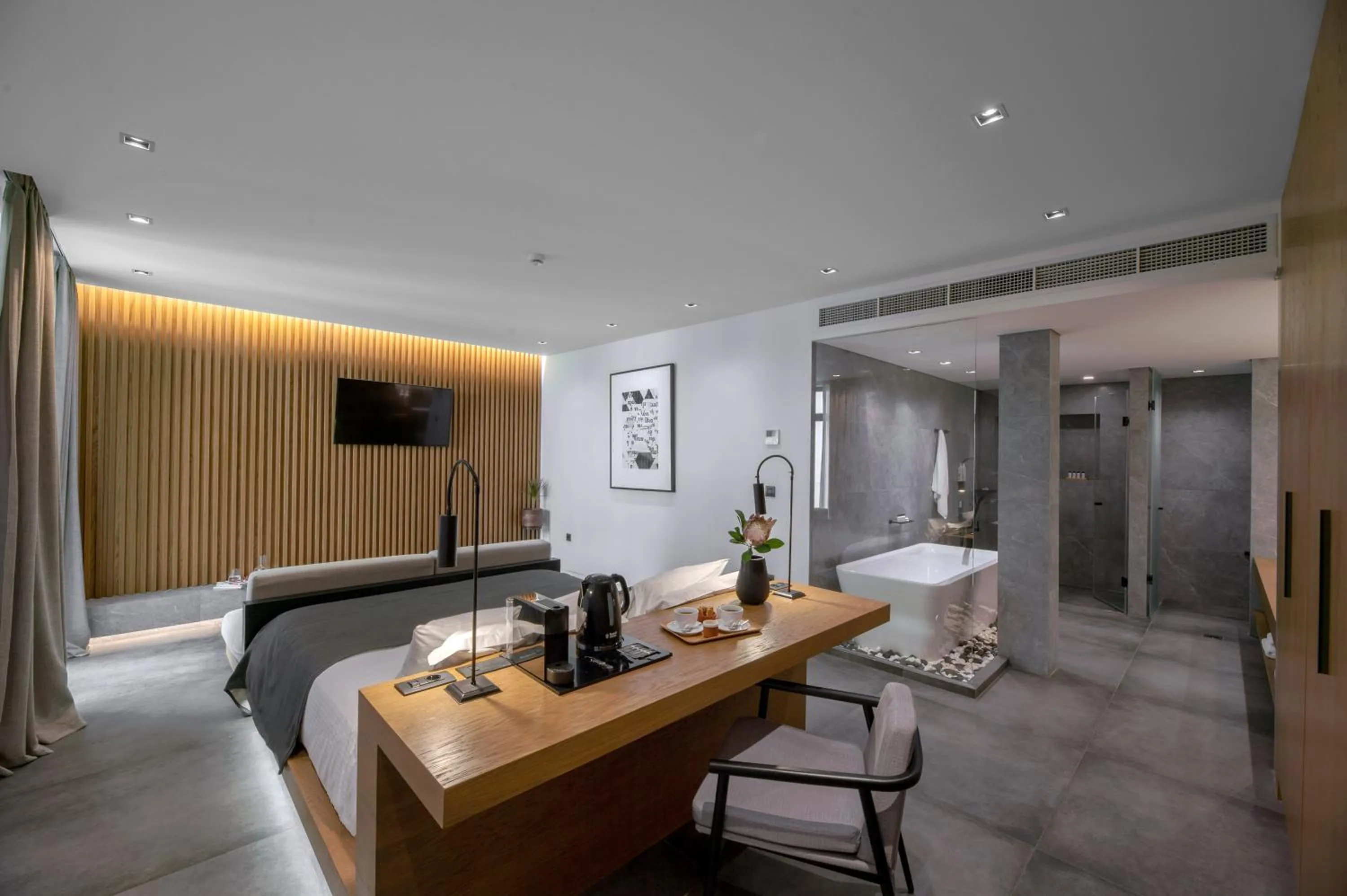 Photo of the whole room, Bed in The Editor Hotel Athens