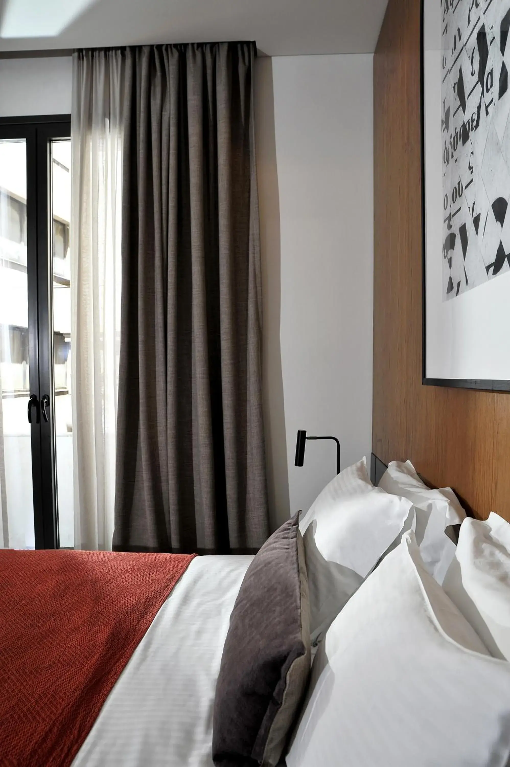 Bed in The Editor Hotel Athens Bed in The Editor Hotel Athens