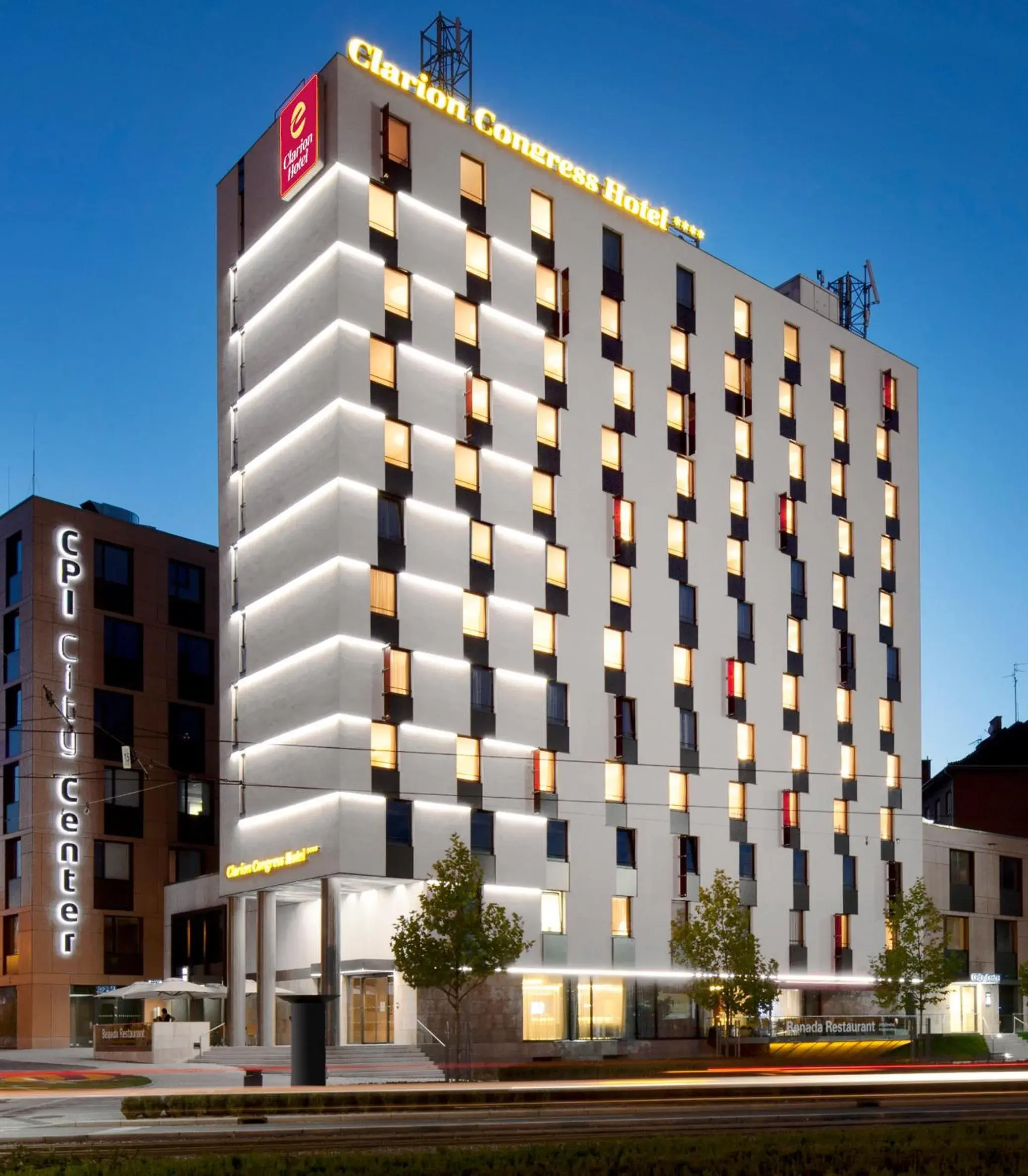 Facade/entrance in Clarion Congress Hotel Olomouc Facade/entrance in Clarion Congress Hotel Olomouc