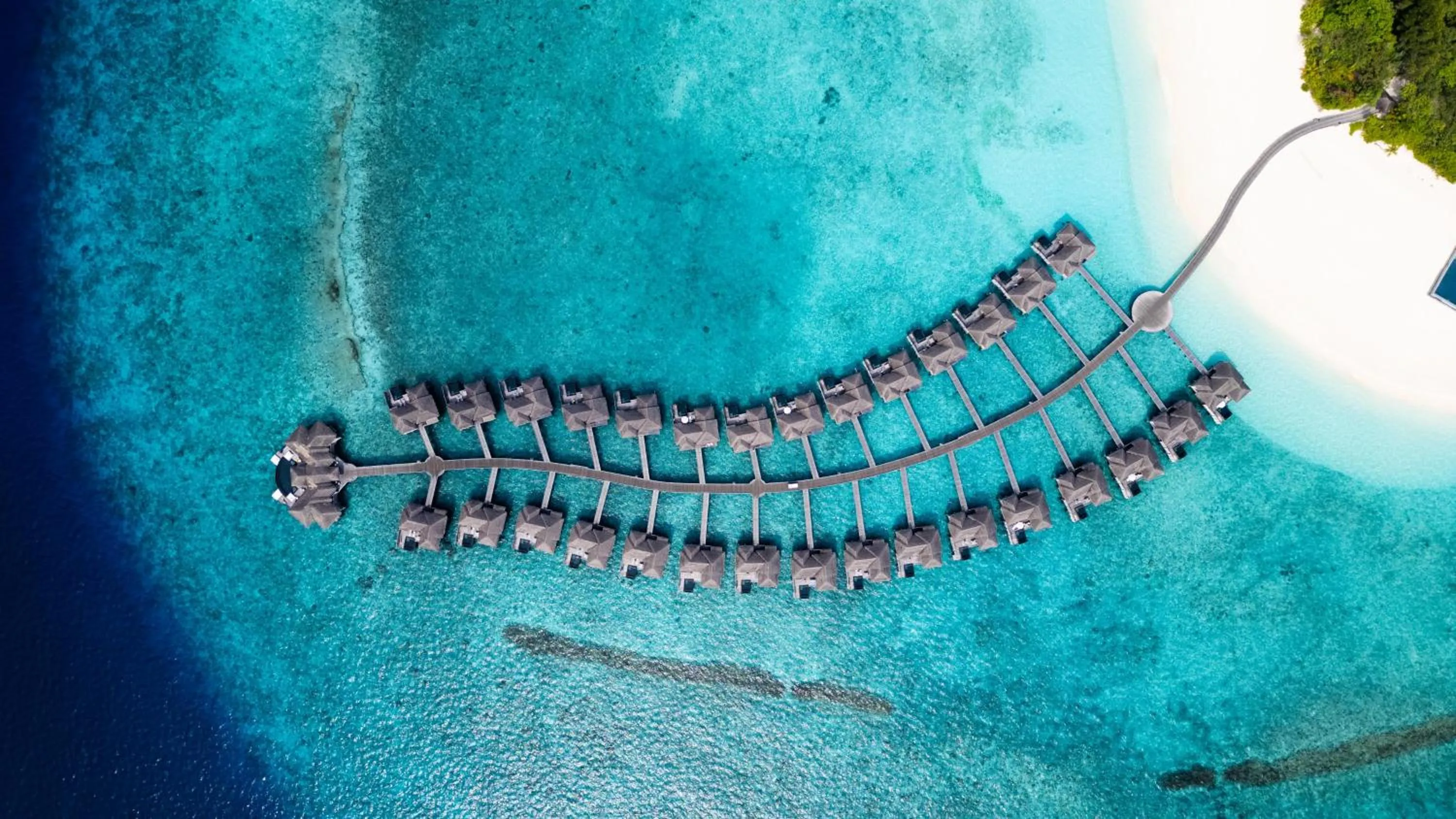 Bird's eye view in JA Manafaru, The Real Maldives - Complimentary Seaplane for 7 nights and more - Stay period until 23 Dec 2025