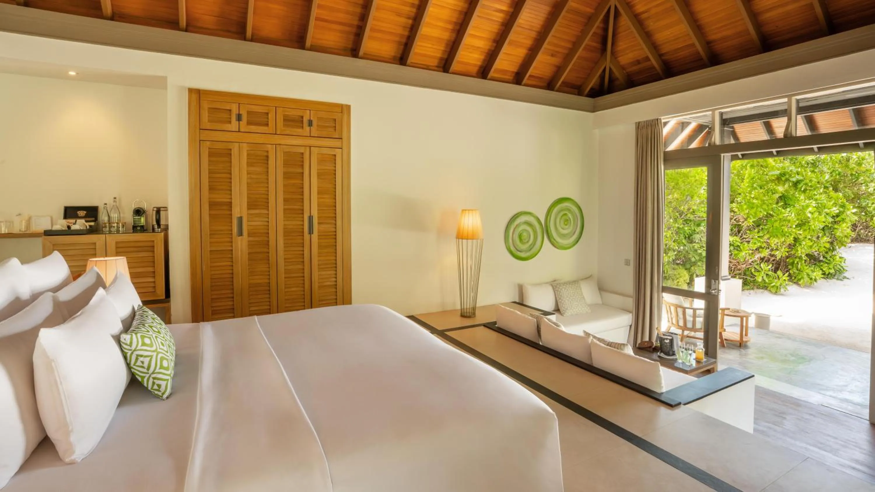 Photo of the whole room, Bed in JA Manafaru, The Real Maldives - Complimentary Seaplane for 7 nights and more - Stay period until 23 Dec 2025