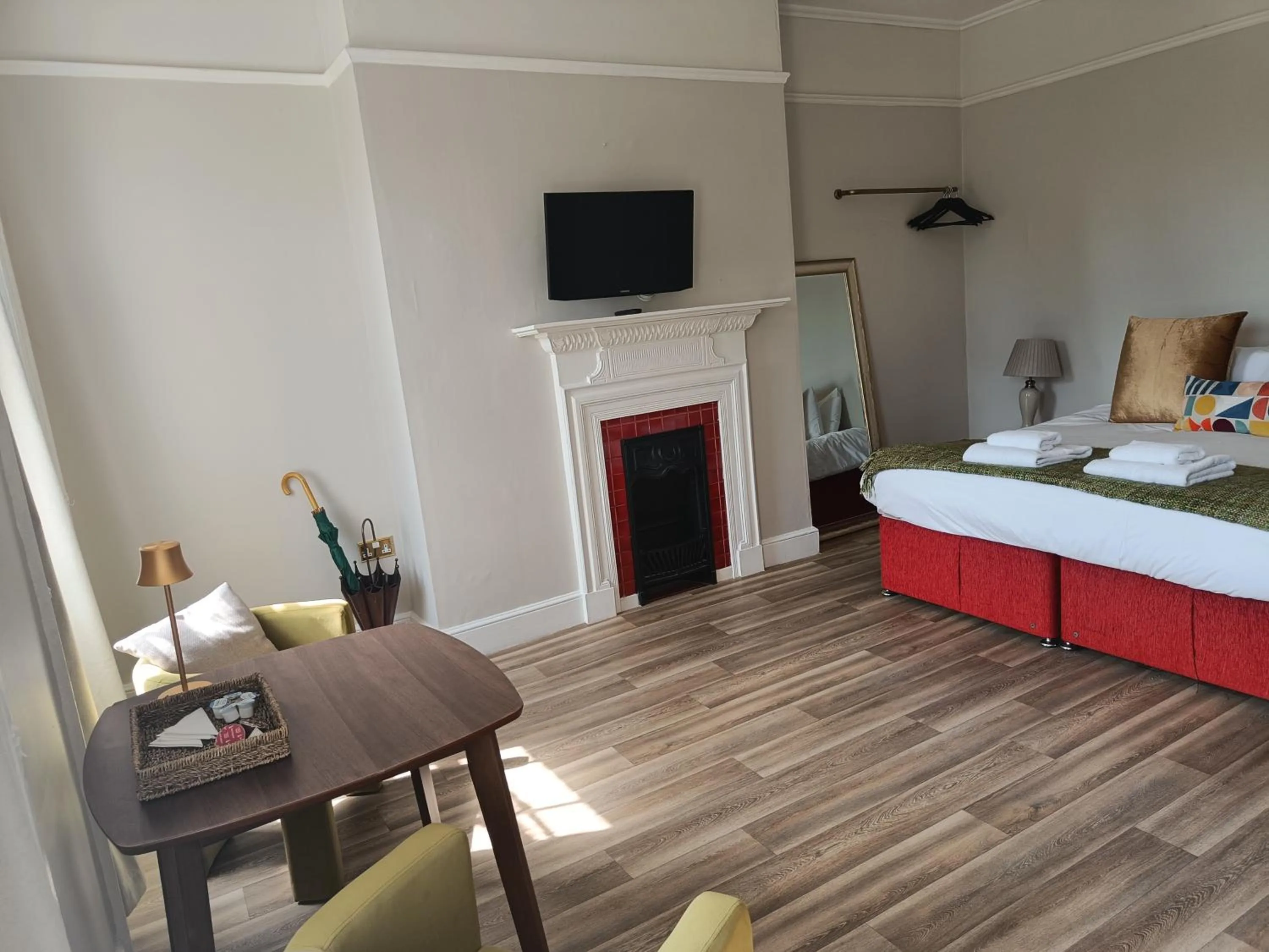 Bed in Rooms on The Prom