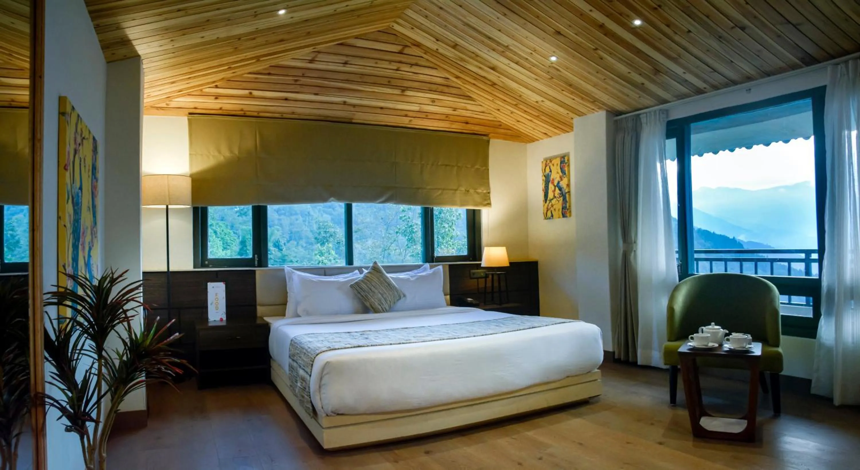Bed in Udaan Olive Hotel & Spa, Pelling