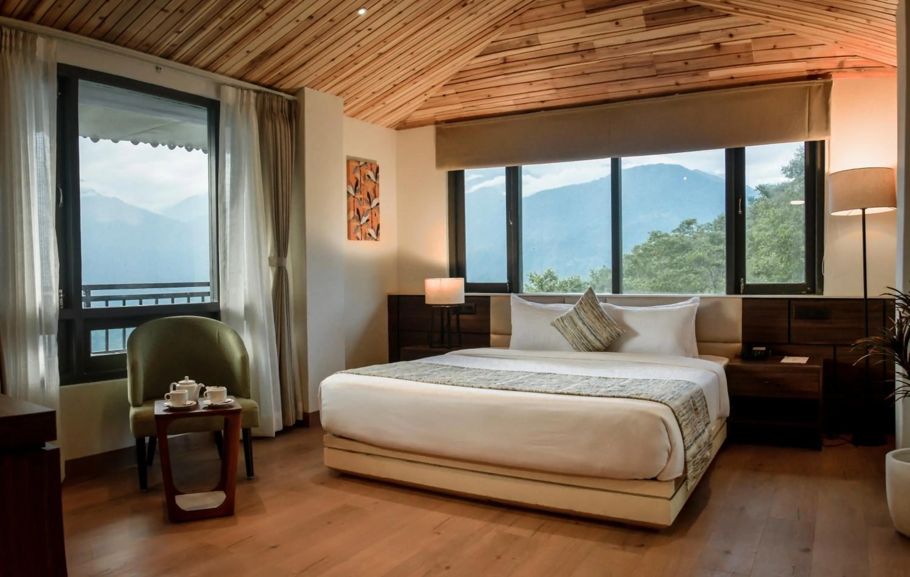 Bed in Udaan Olive Hotel & Spa, Pelling