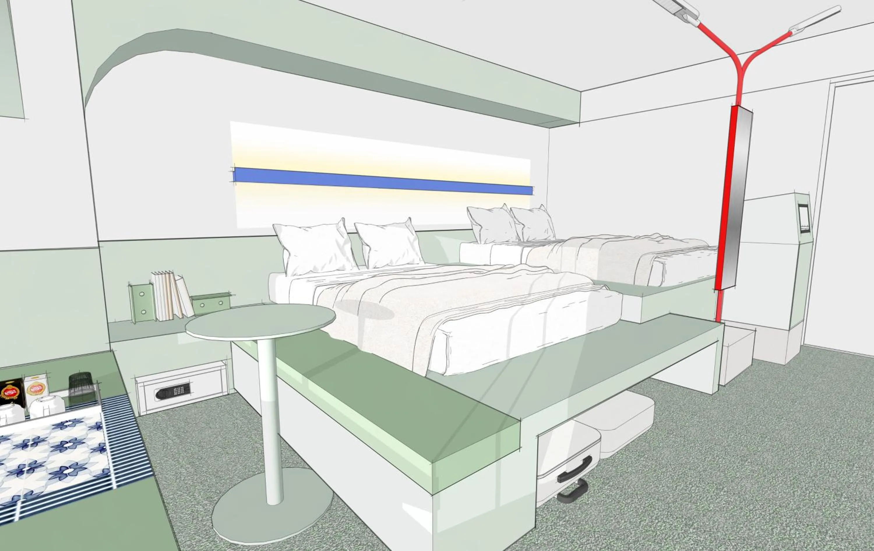 Bed in BnA Alter Museum