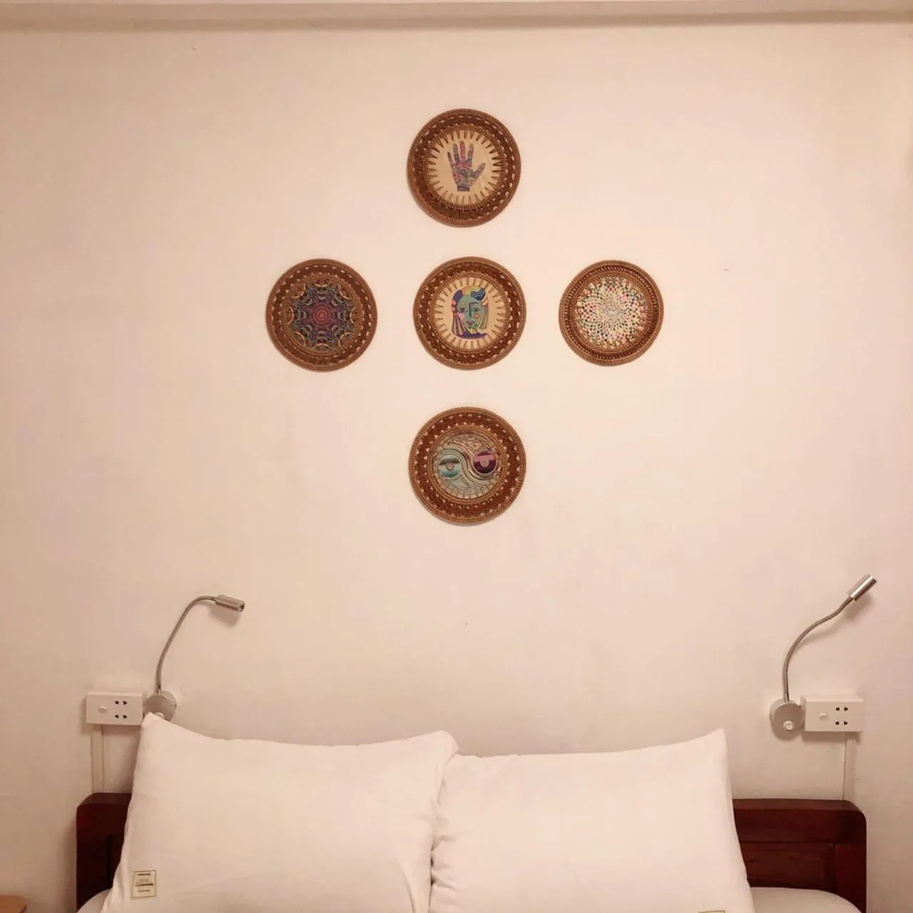 Decorative detail, Bed in Hanowood Homestay