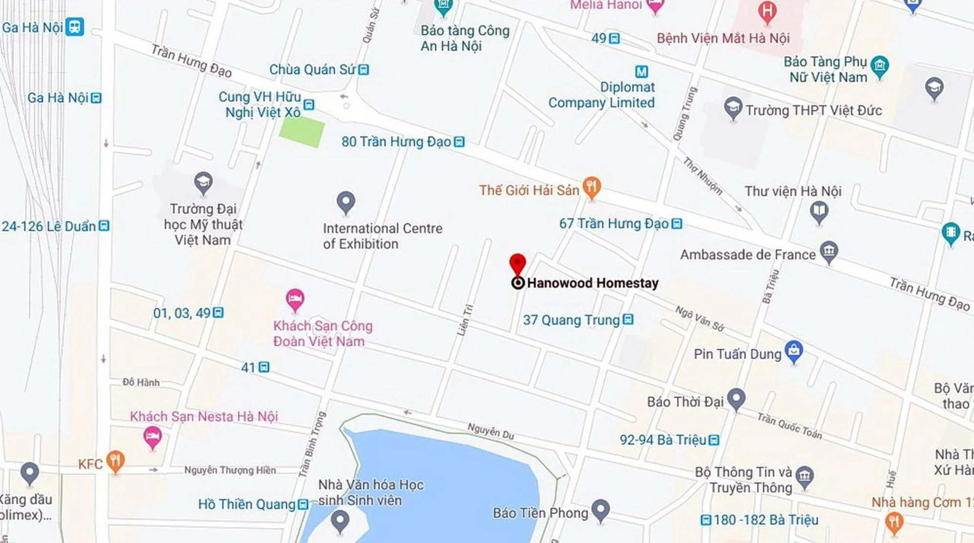 Text overlay in Hanowood Homestay