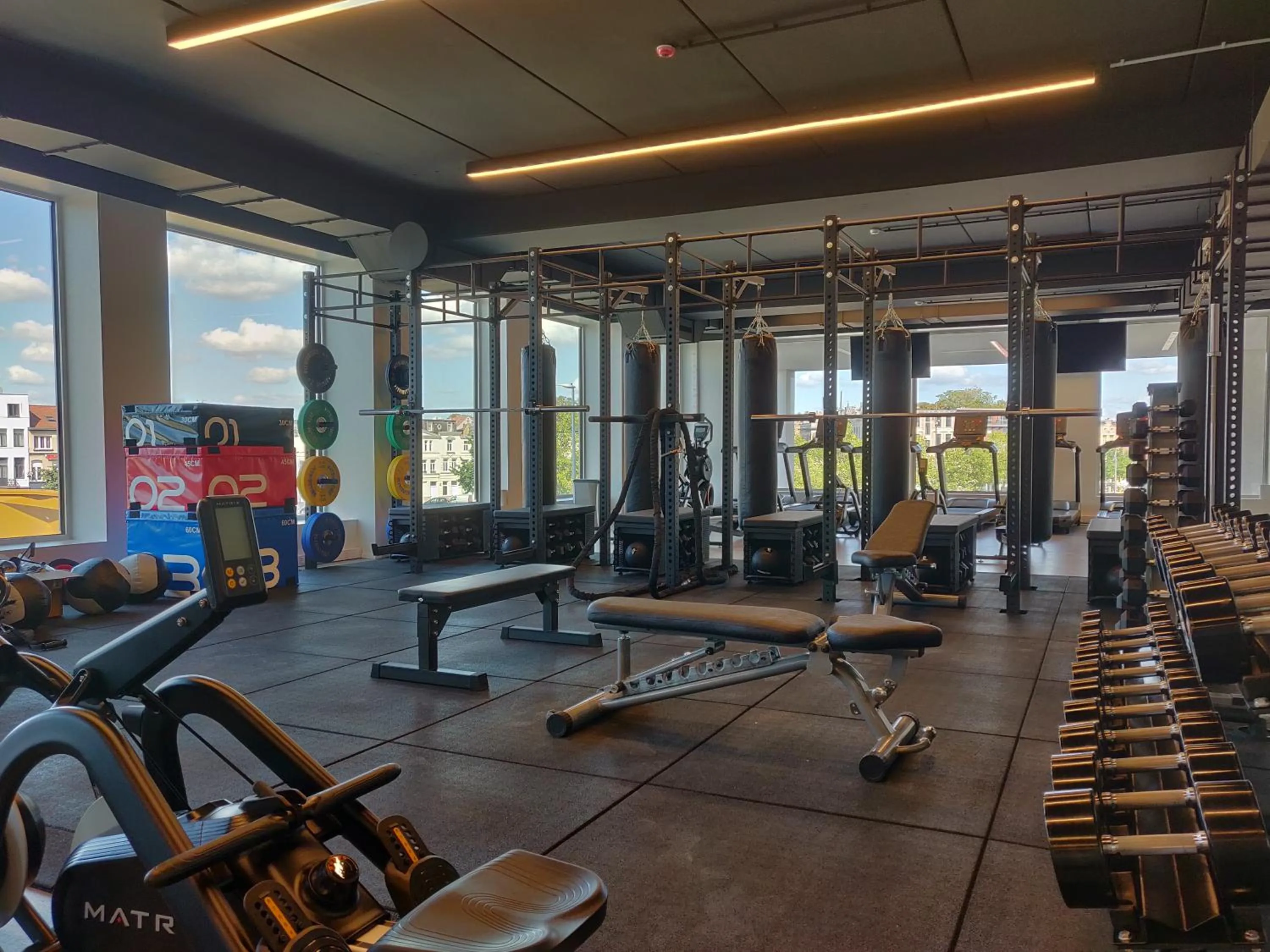 Fitness centre/facilities in Radisson Hotel Antwerp Berchem