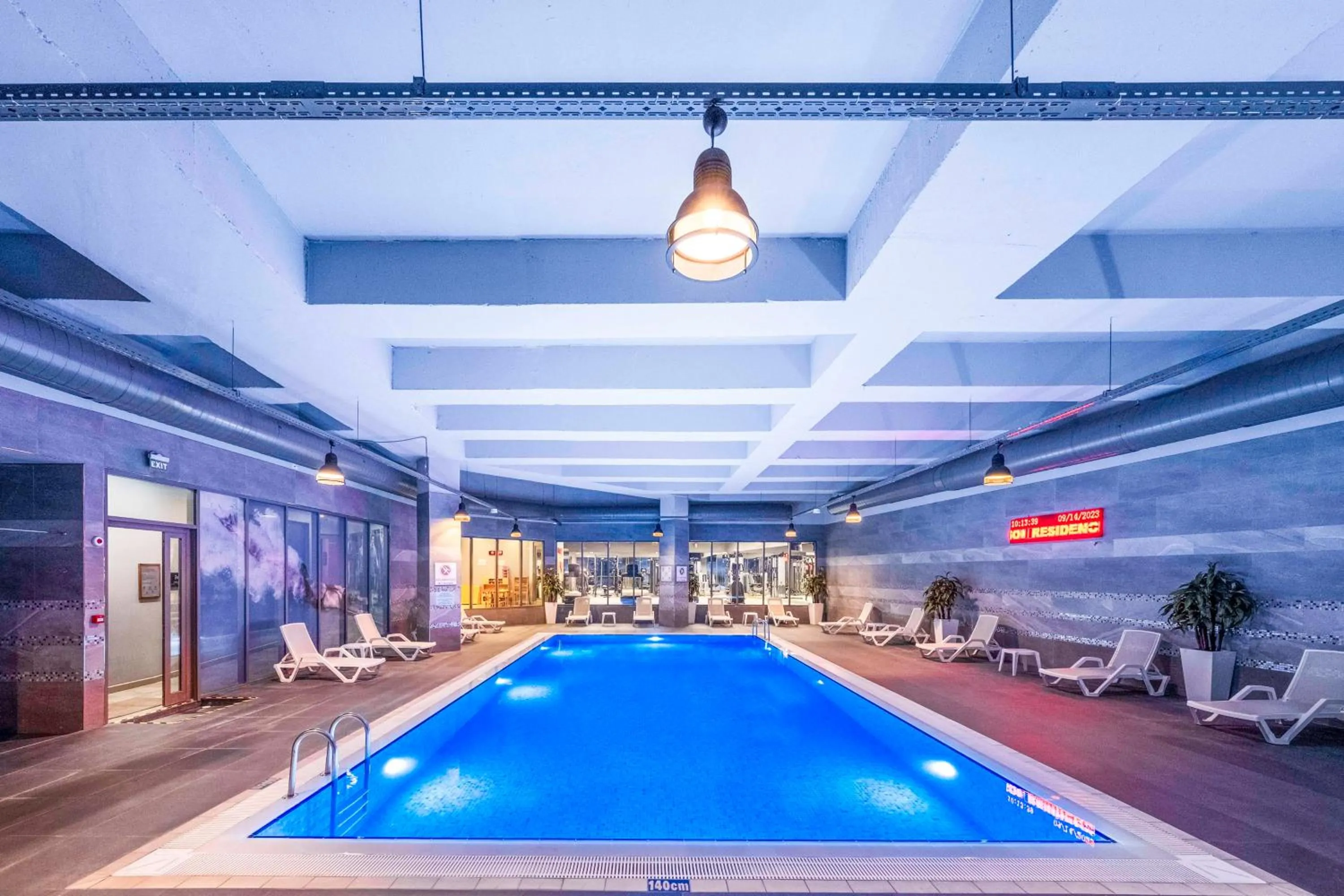 Pool view in Radisson Residences Vadistanbul