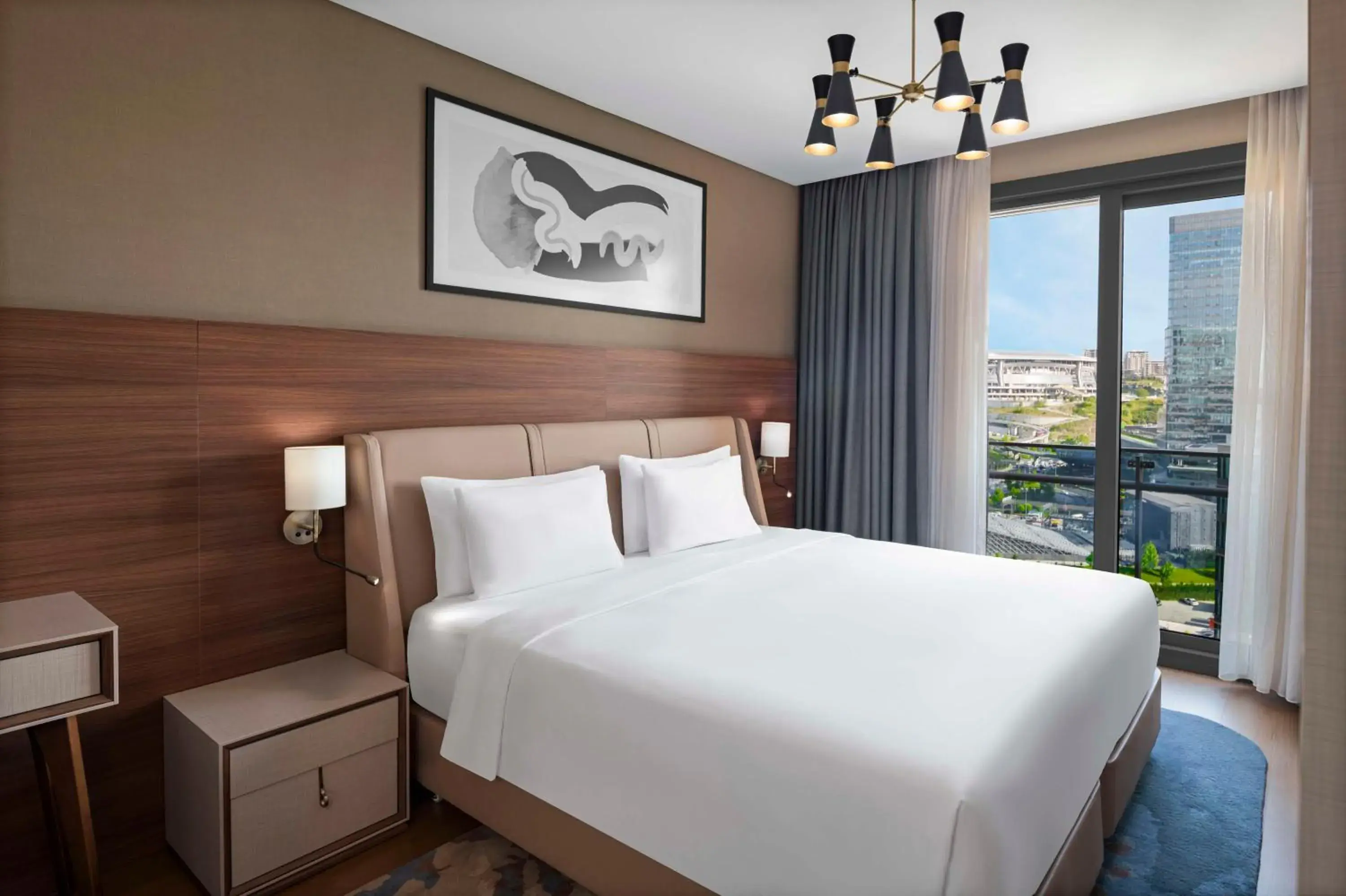 Bed in Radisson Residences Vadistanbul Bed in Radisson Residences Vadistanbul