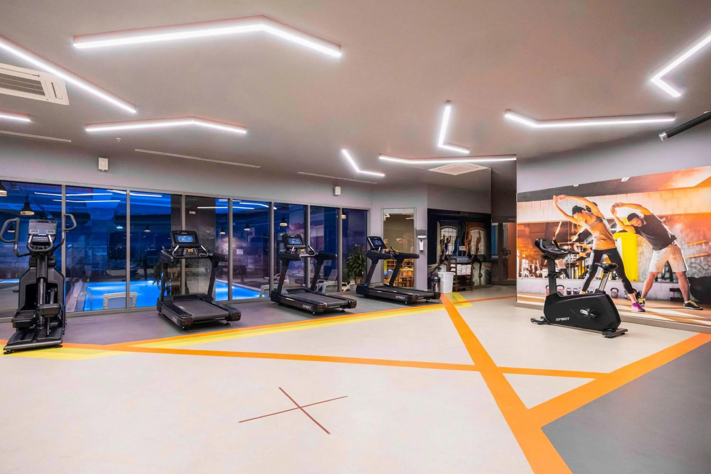 Fitness centre/facilities in Radisson Residences Vadistanbul