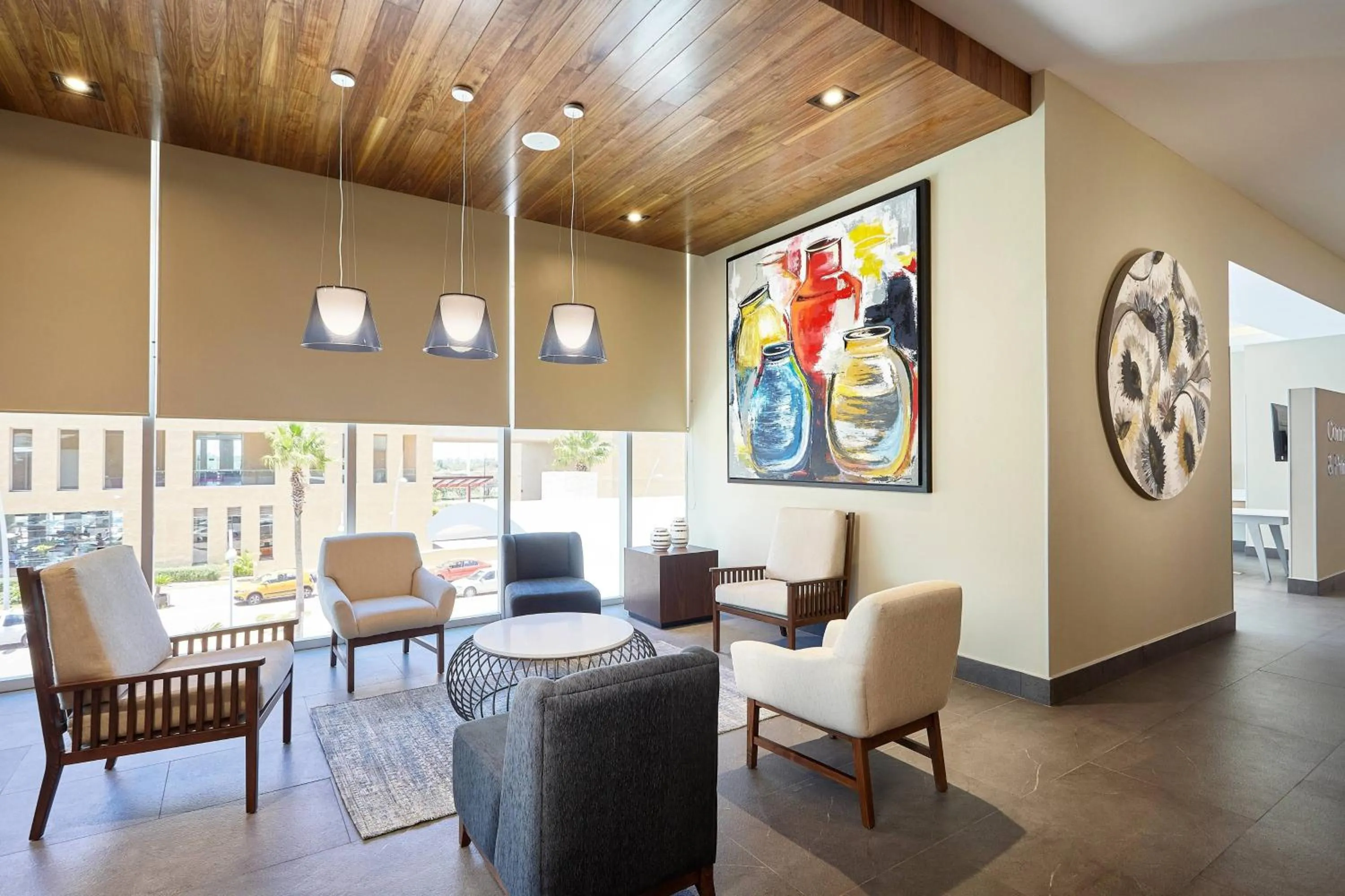 Lobby or reception in Fairfield Inn & Suites Silao Guanajuato Airport