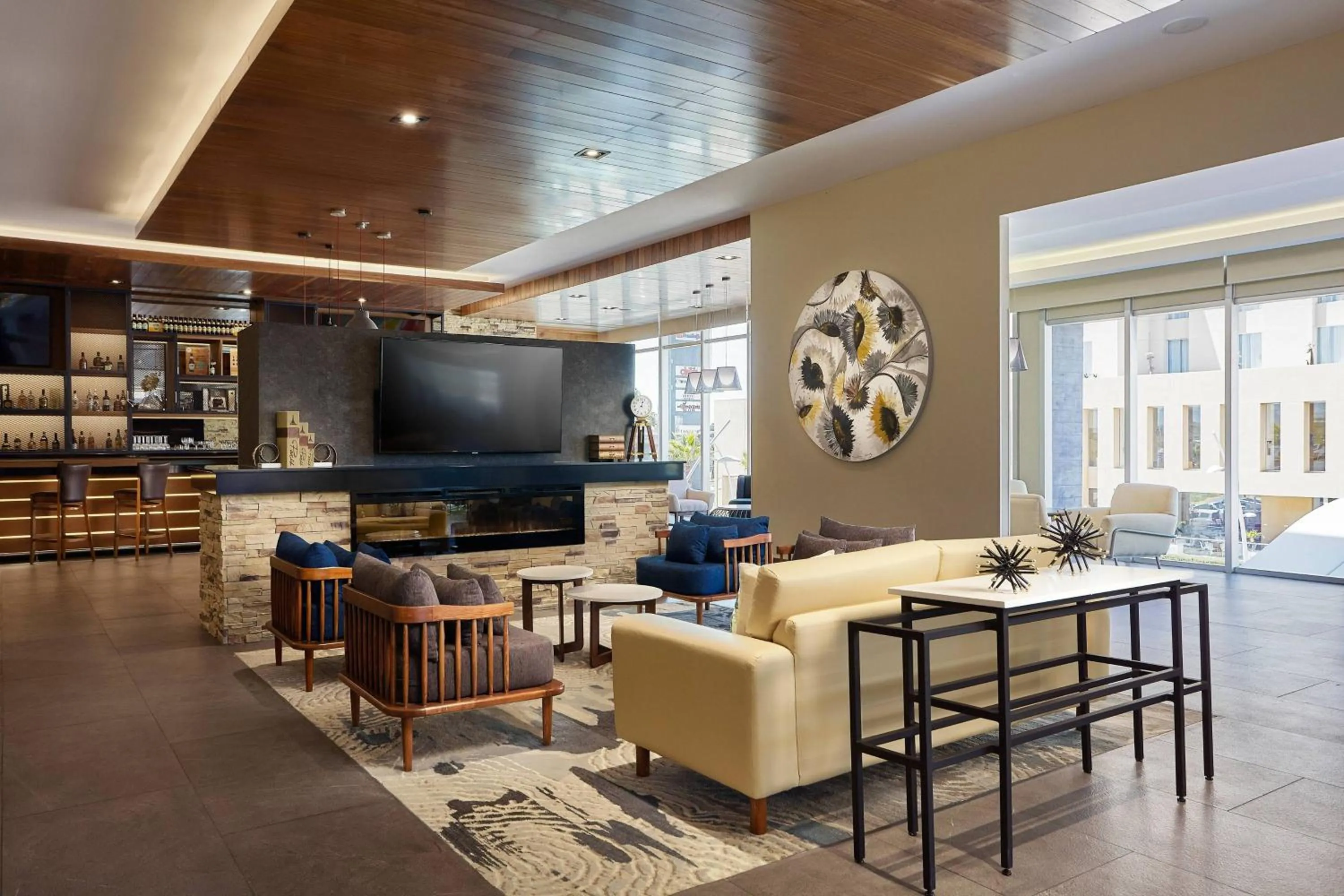 Lobby or reception in Fairfield Inn & Suites Silao Guanajuato Airport