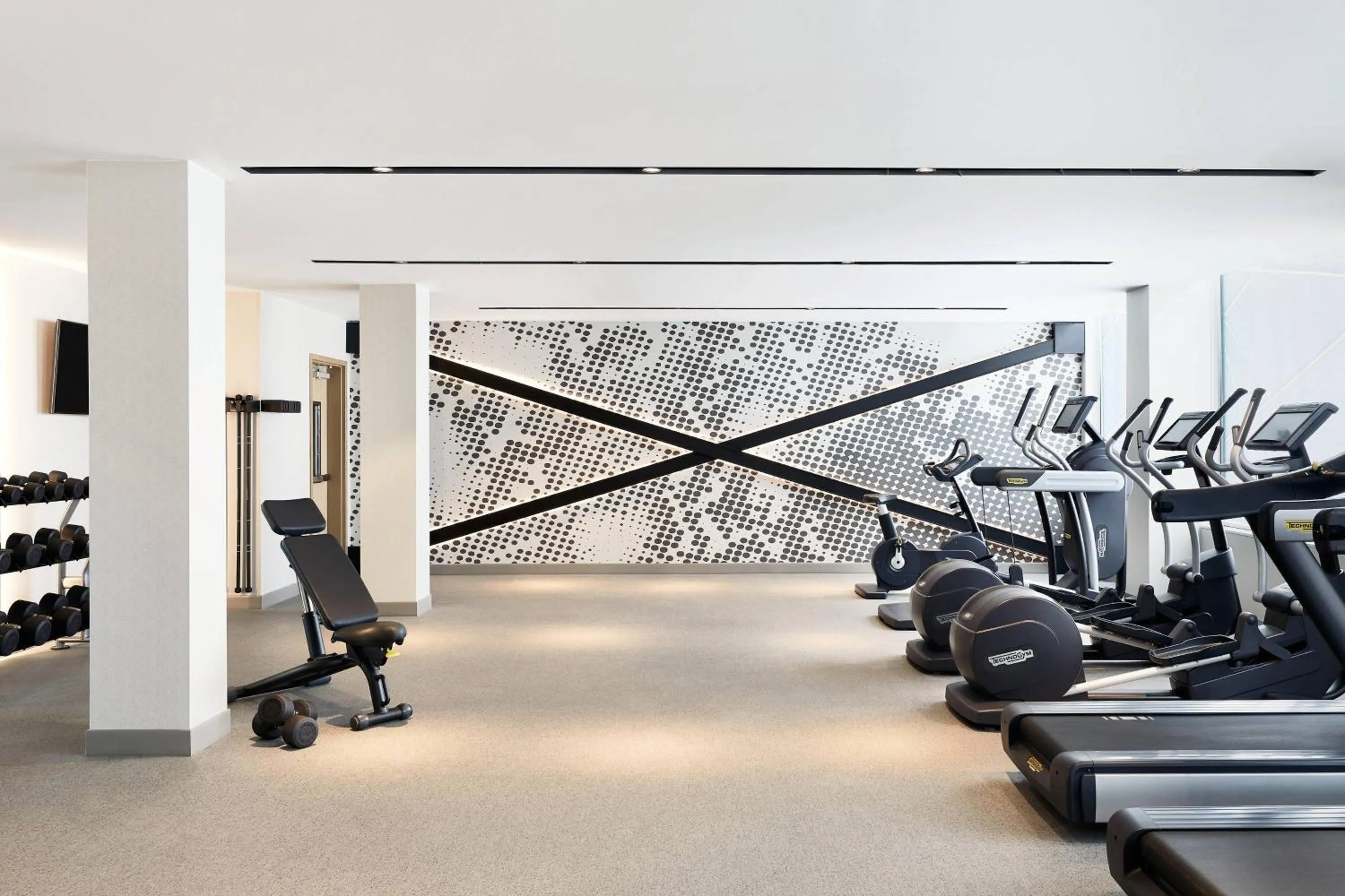 Fitness centre/facilities in AC Hotel by Marriott Dallas Frisco