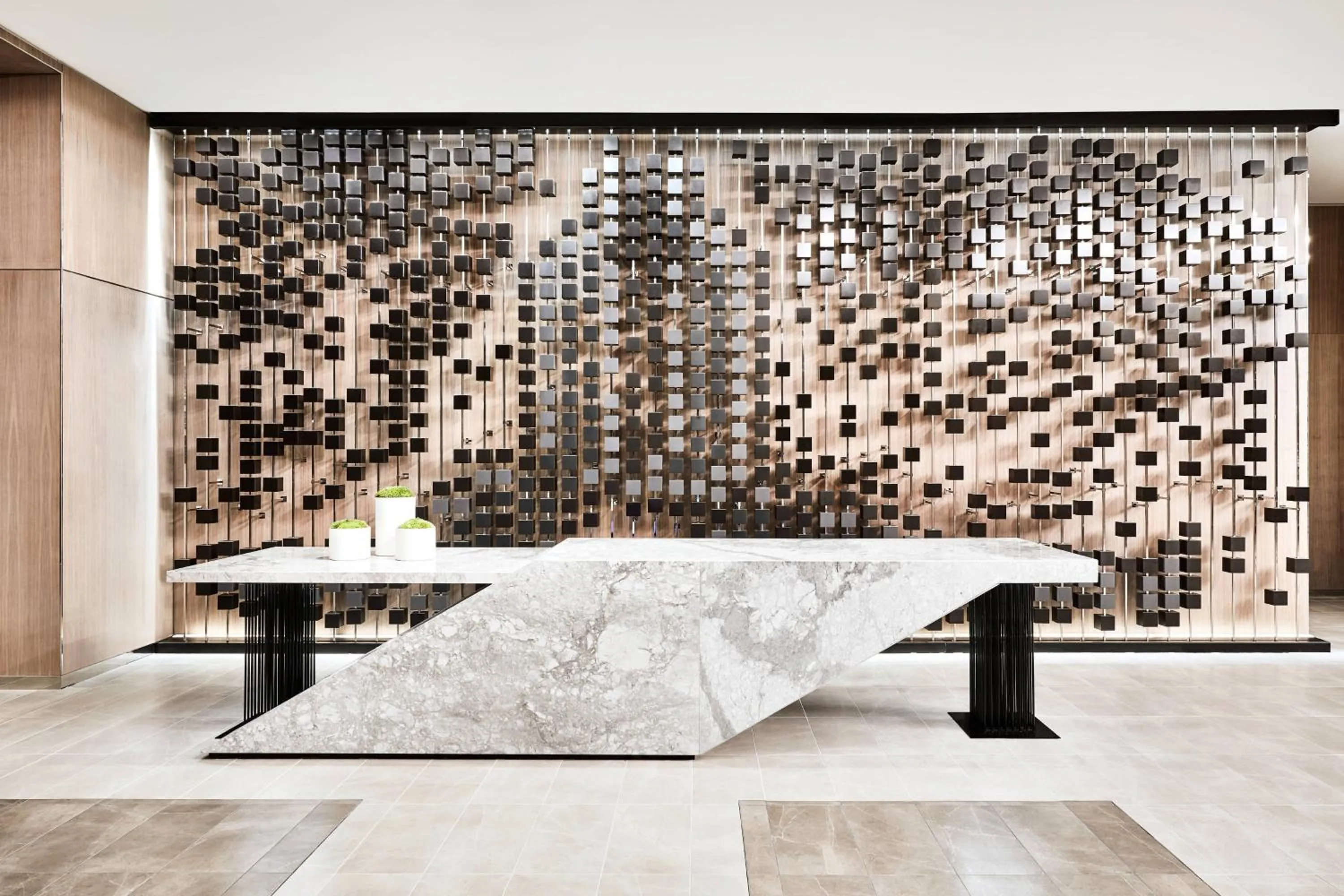 Lobby or reception in AC Hotel by Marriott Dallas Frisco