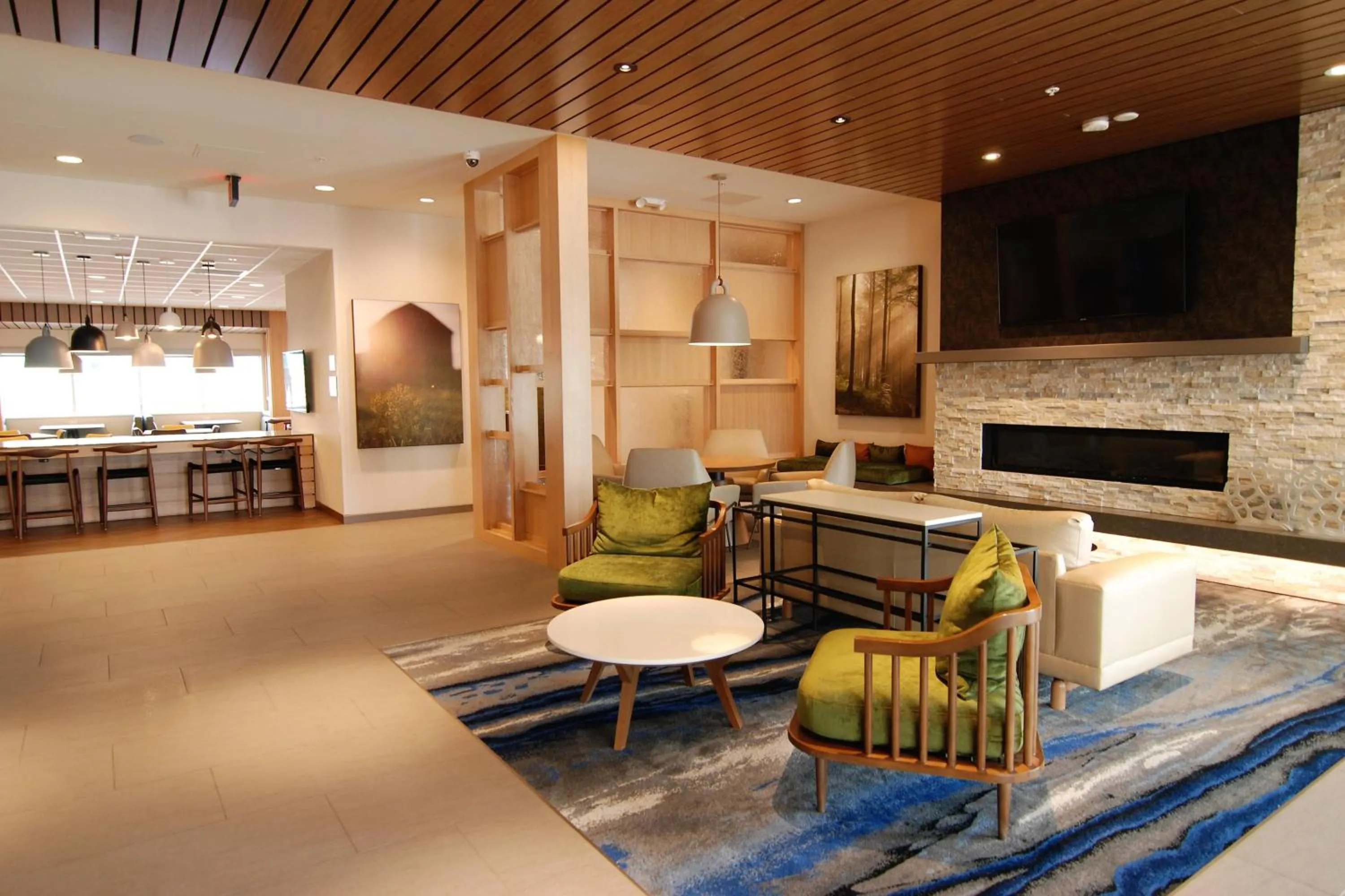 Lobby or reception in Fairfield Inn & Suites Winona