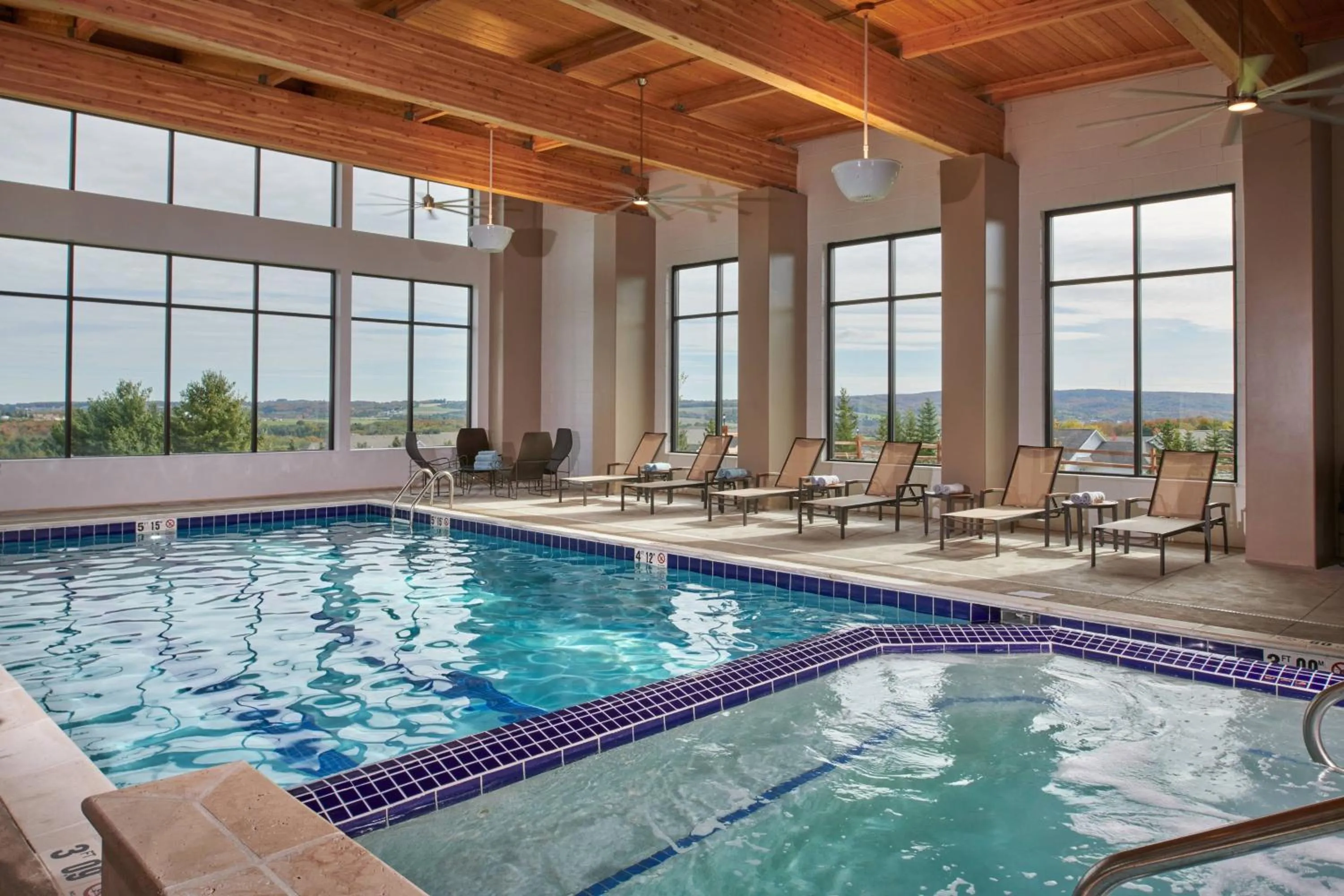 Swimming pool in Courtyard by Marriott Petoskey at Victories Square