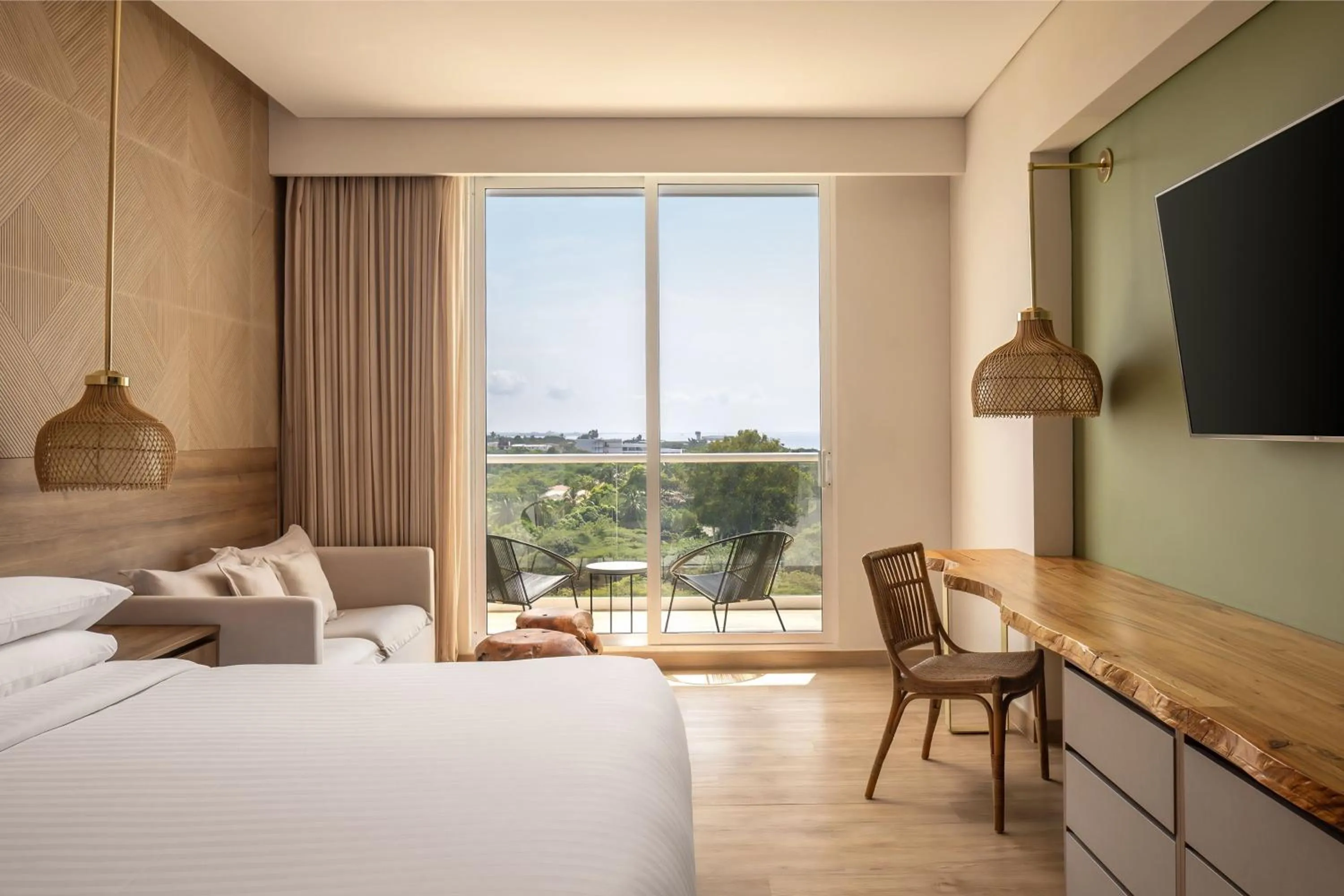 Photo of the whole room, Bed in Santa Marta Marriott Resort Playa Dormida