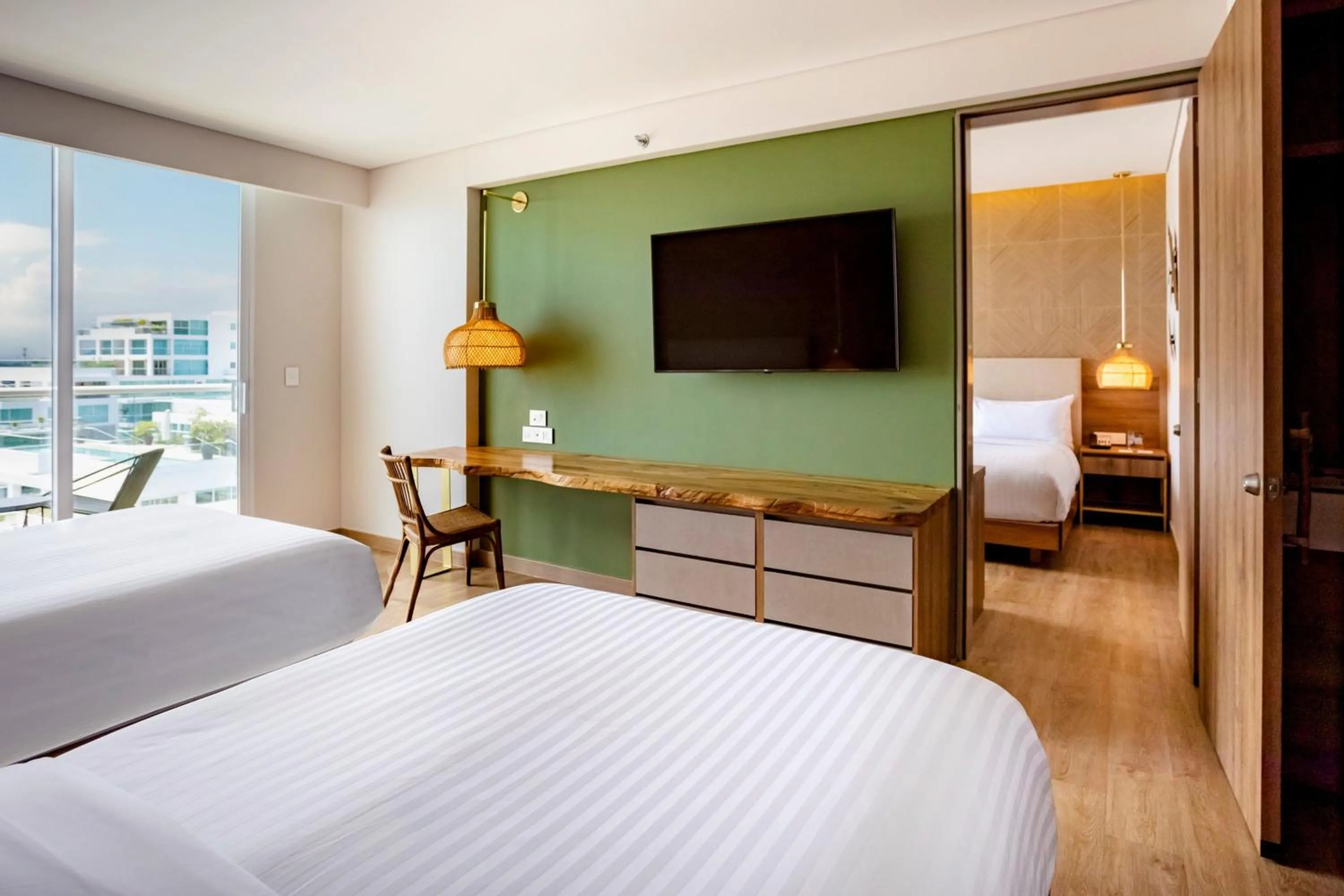 Photo of the whole room, Bed in Santa Marta Marriott Resort Playa Dormida