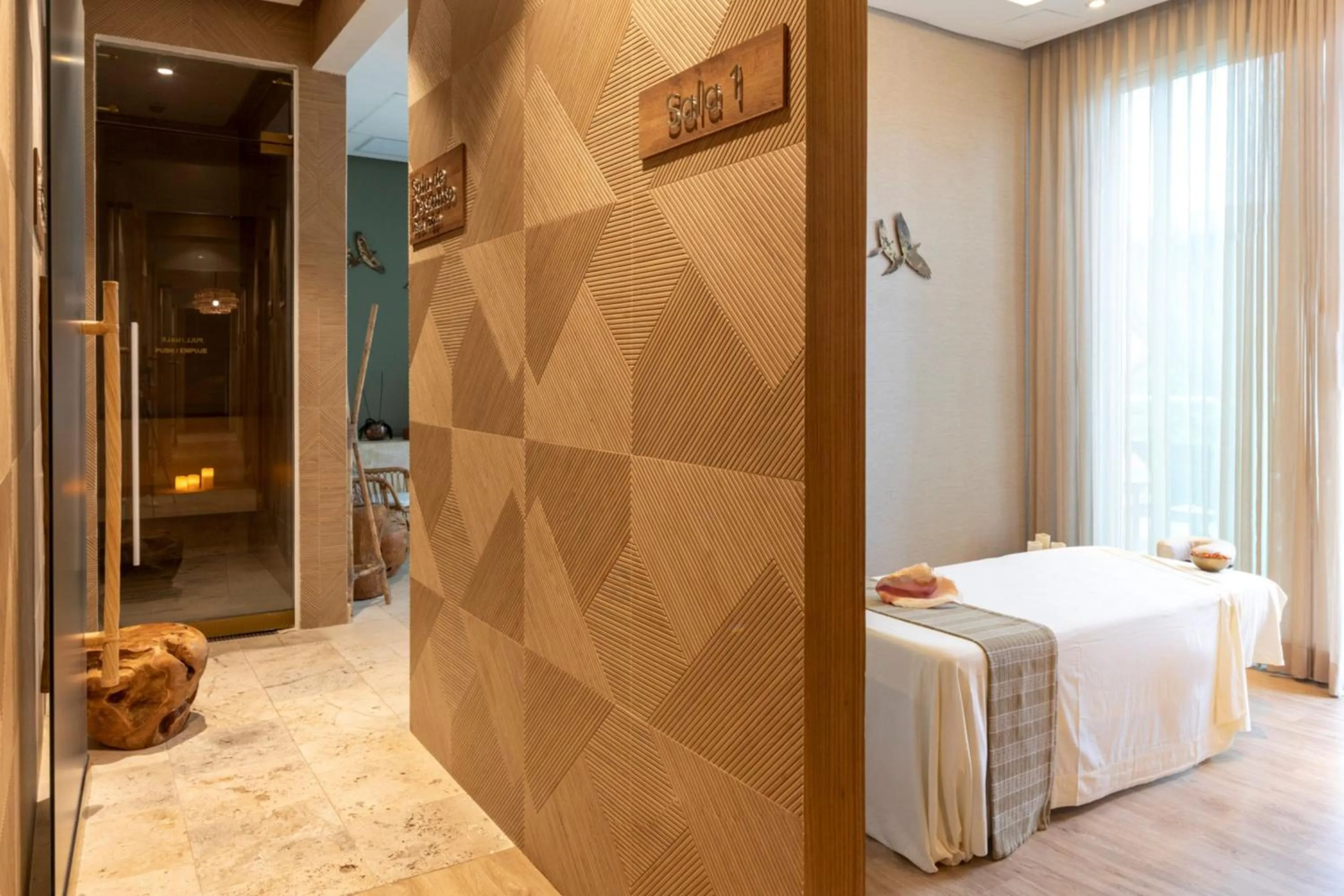 Spa and wellness centre/facilities, Bed in Santa Marta Marriott Resort Playa Dormida