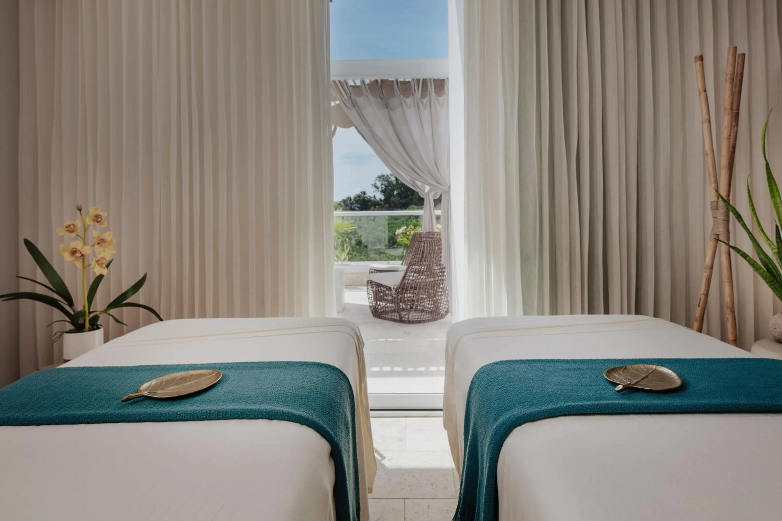 Spa and wellness centre/facilities, Bed in Santa Marta Marriott Resort Playa Dormida