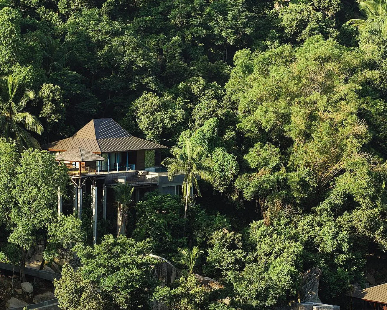 Patio in Four Seasons Resort Seychelles