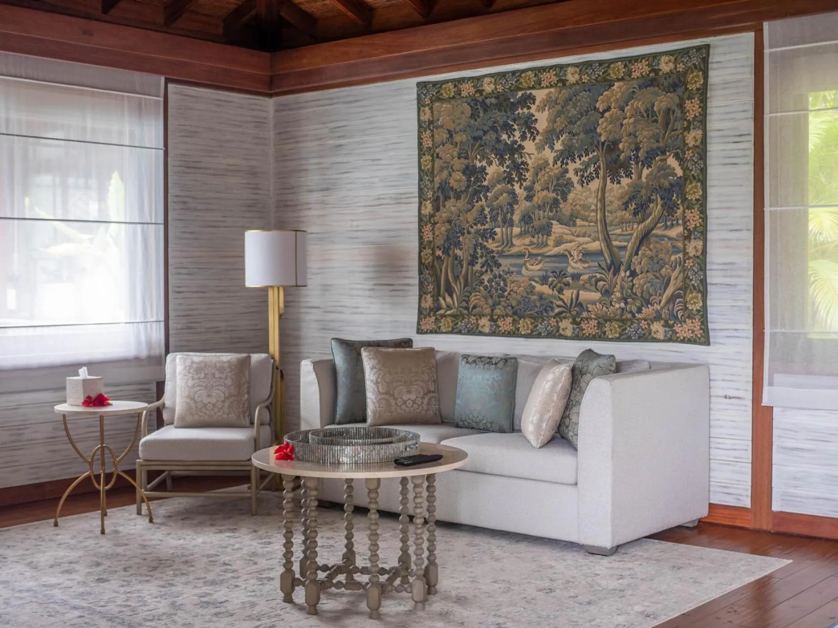 Decorative detail in Four Seasons Resort Seychelles