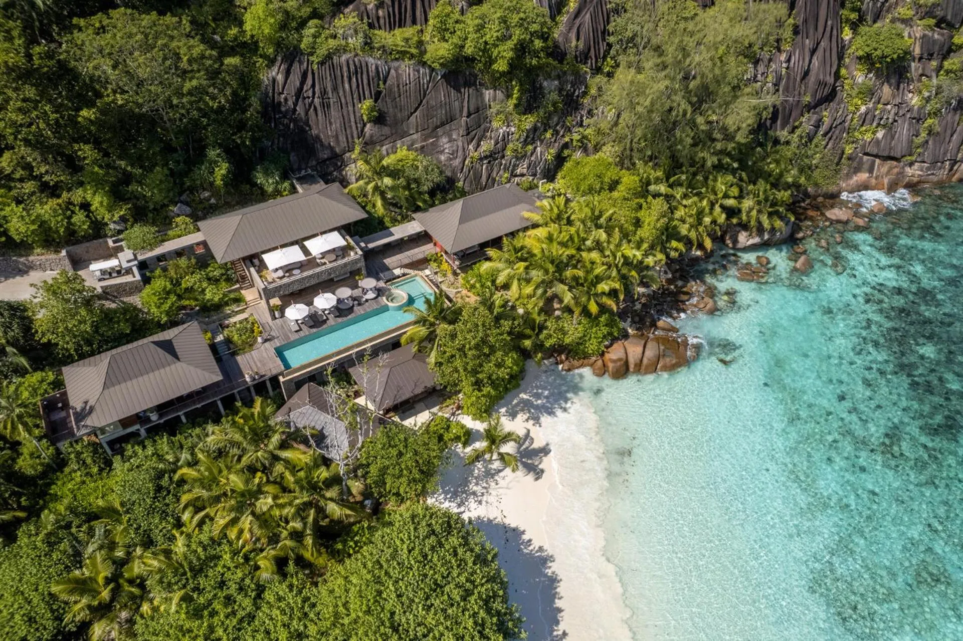 Natural landscape in Four Seasons Resort Seychelles