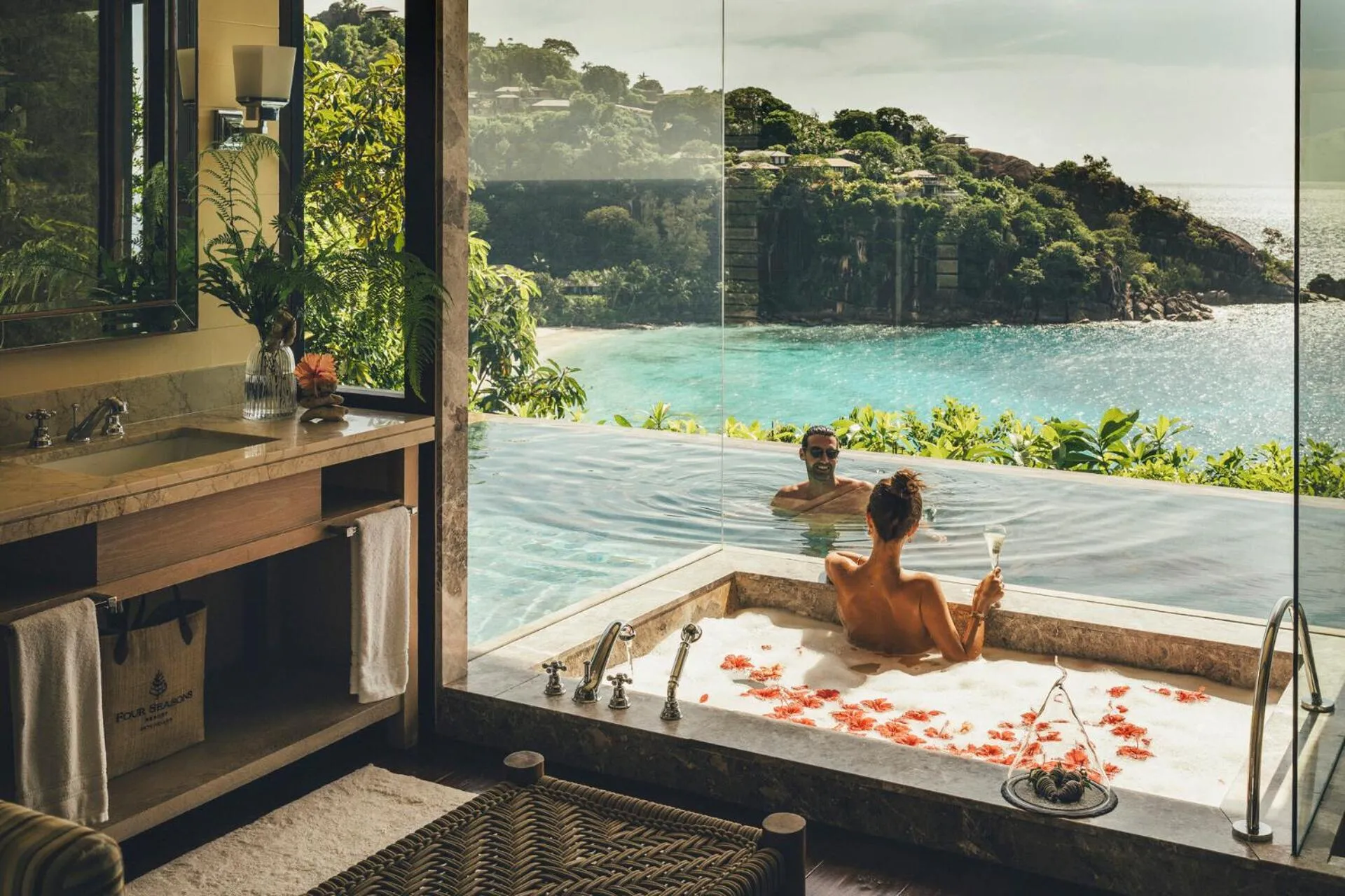Bathroom in Four Seasons Resort Seychelles