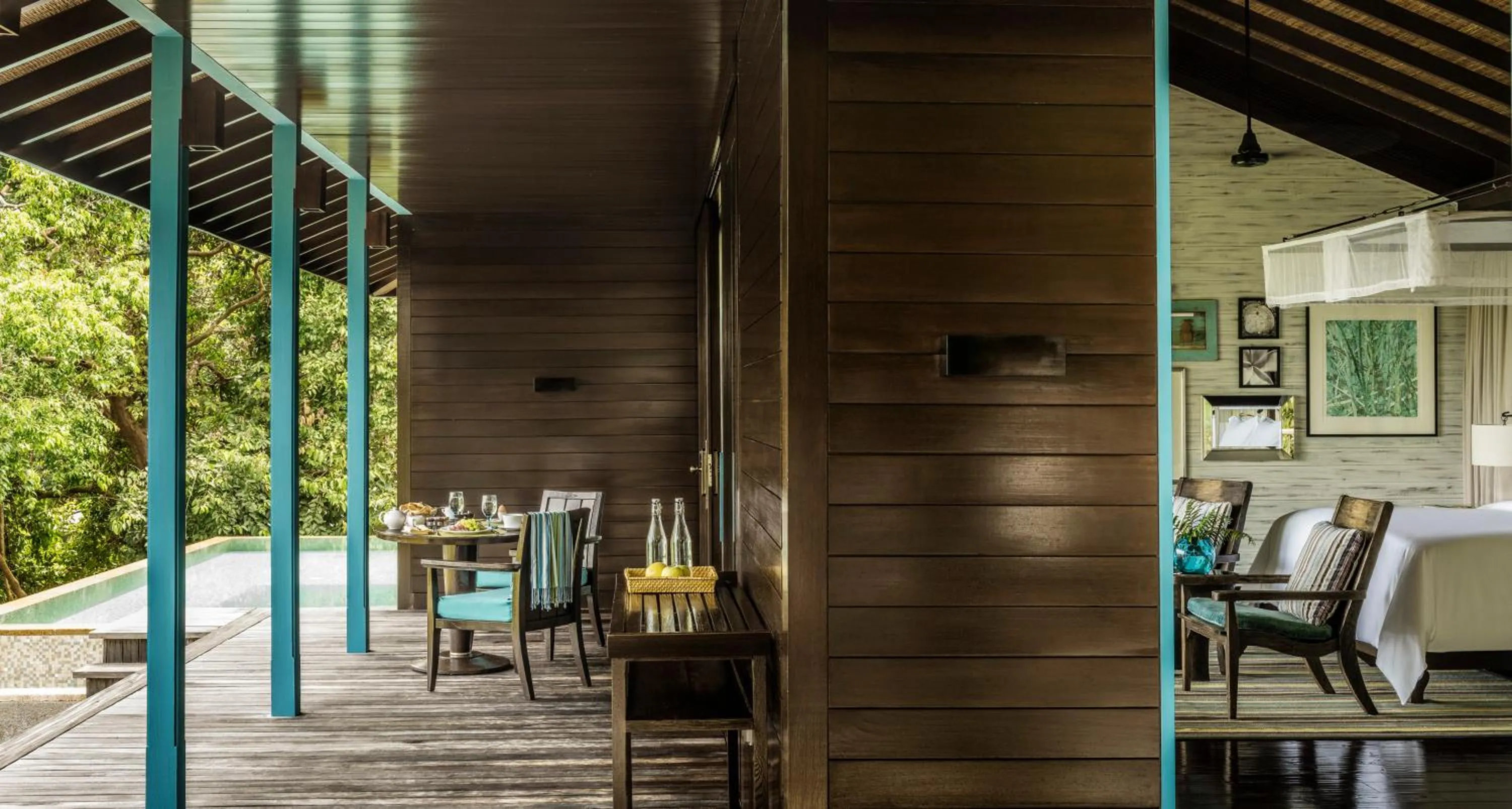 Patio in Four Seasons Resort Seychelles