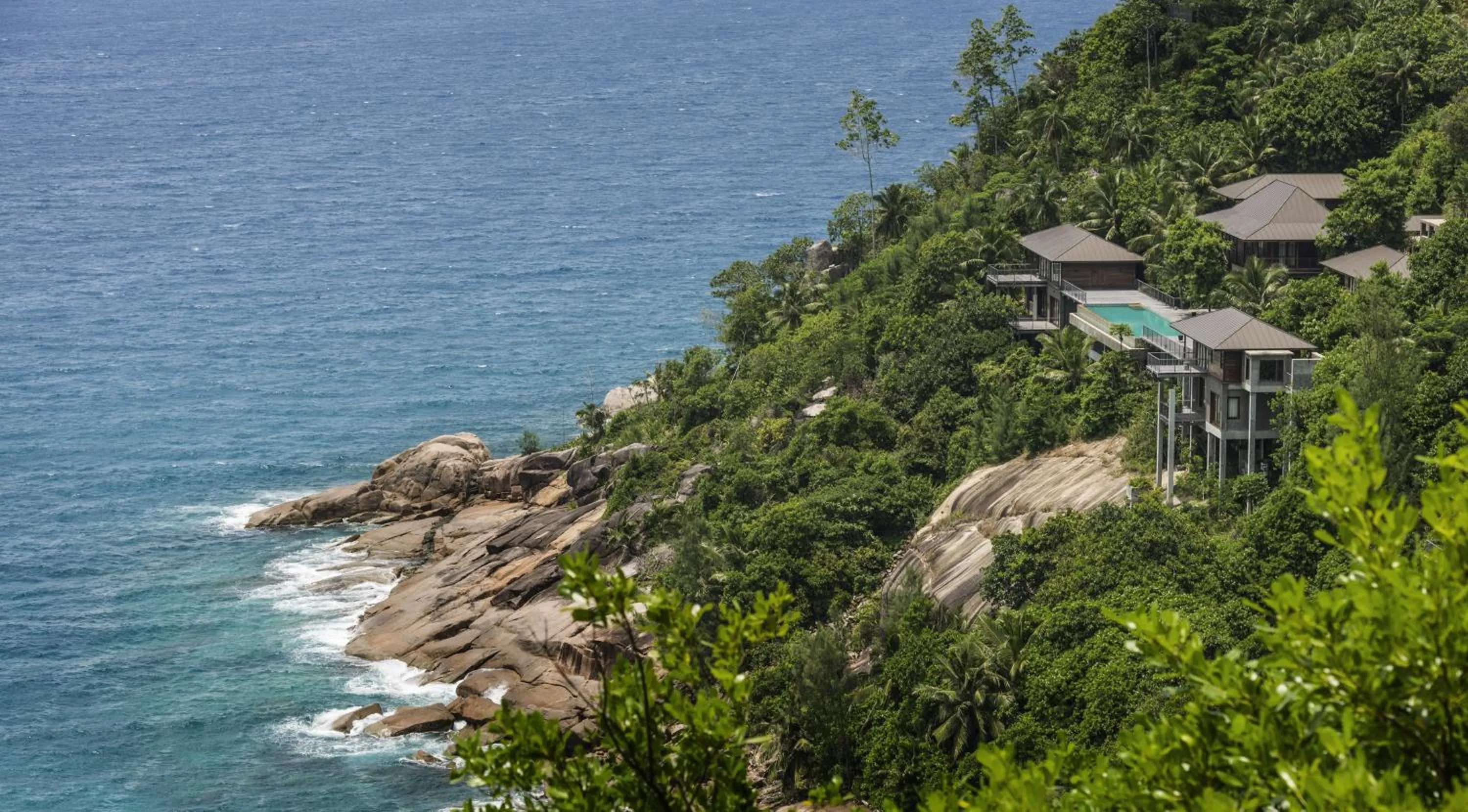 Natural landscape in Four Seasons Resort Seychelles