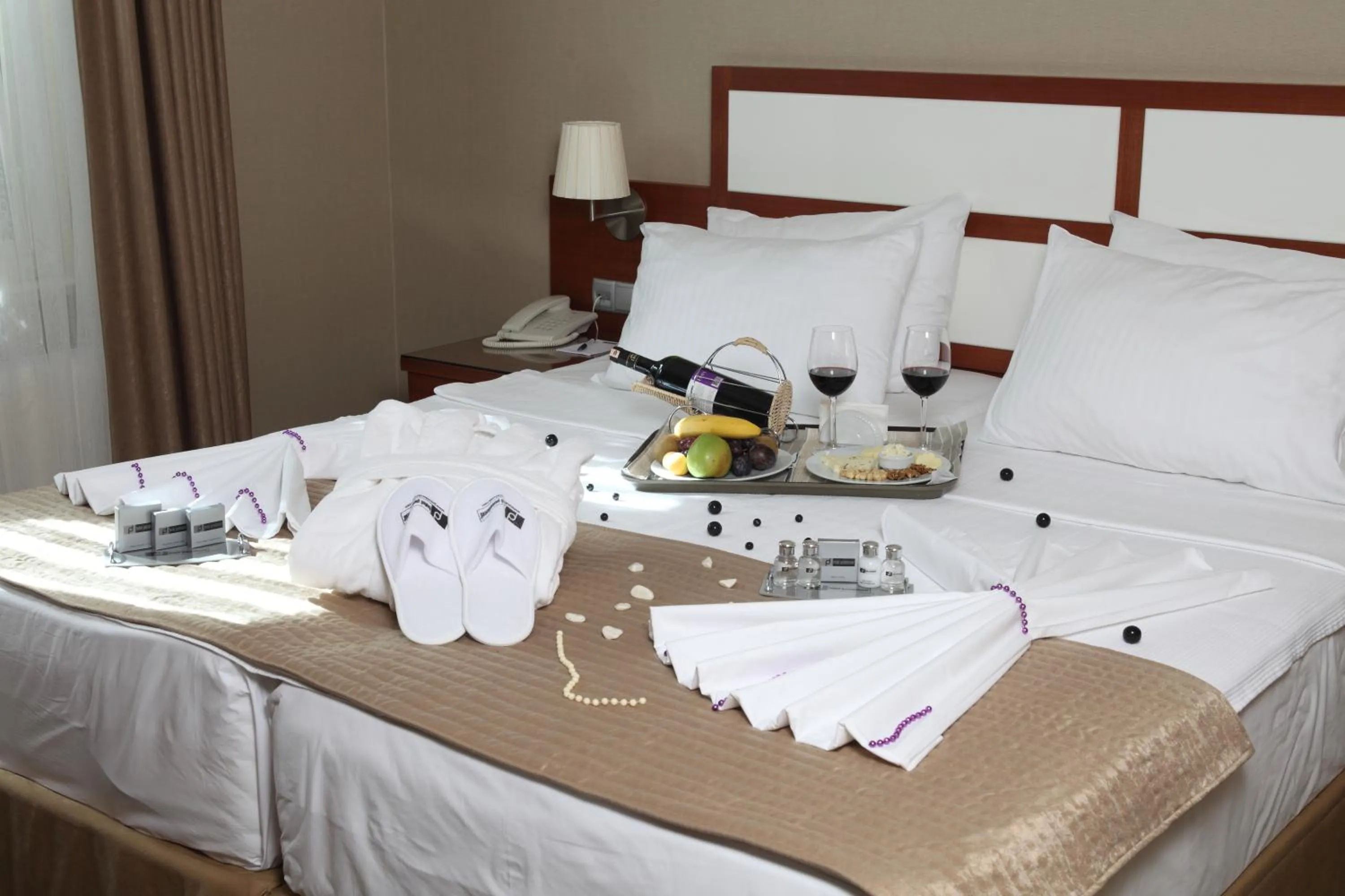 Bed in Hotel Polatdemir