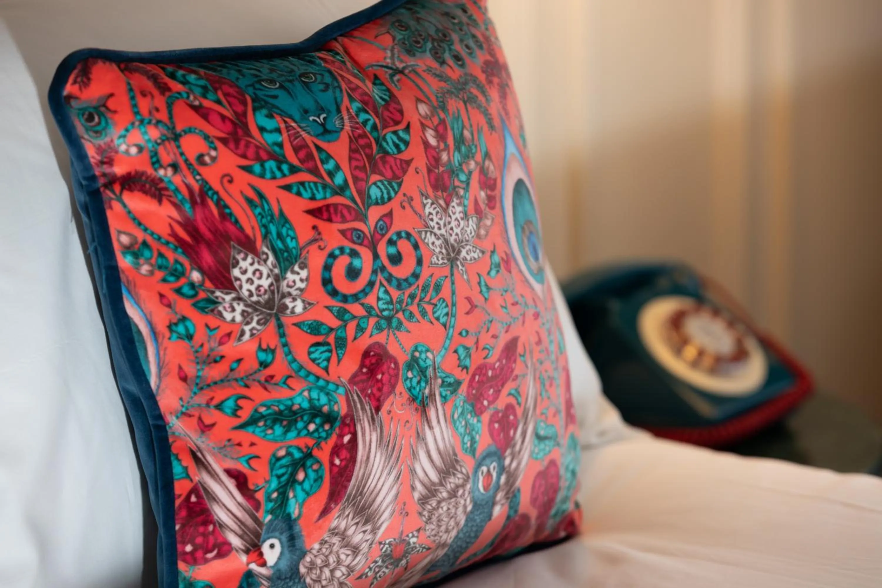 Decorative detail, Bed in Hotel Indigo - Chester by IHG