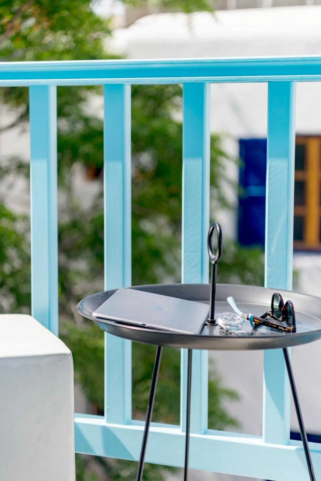 Balcony/Terrace in Mykonian Mews Luxury Suites
