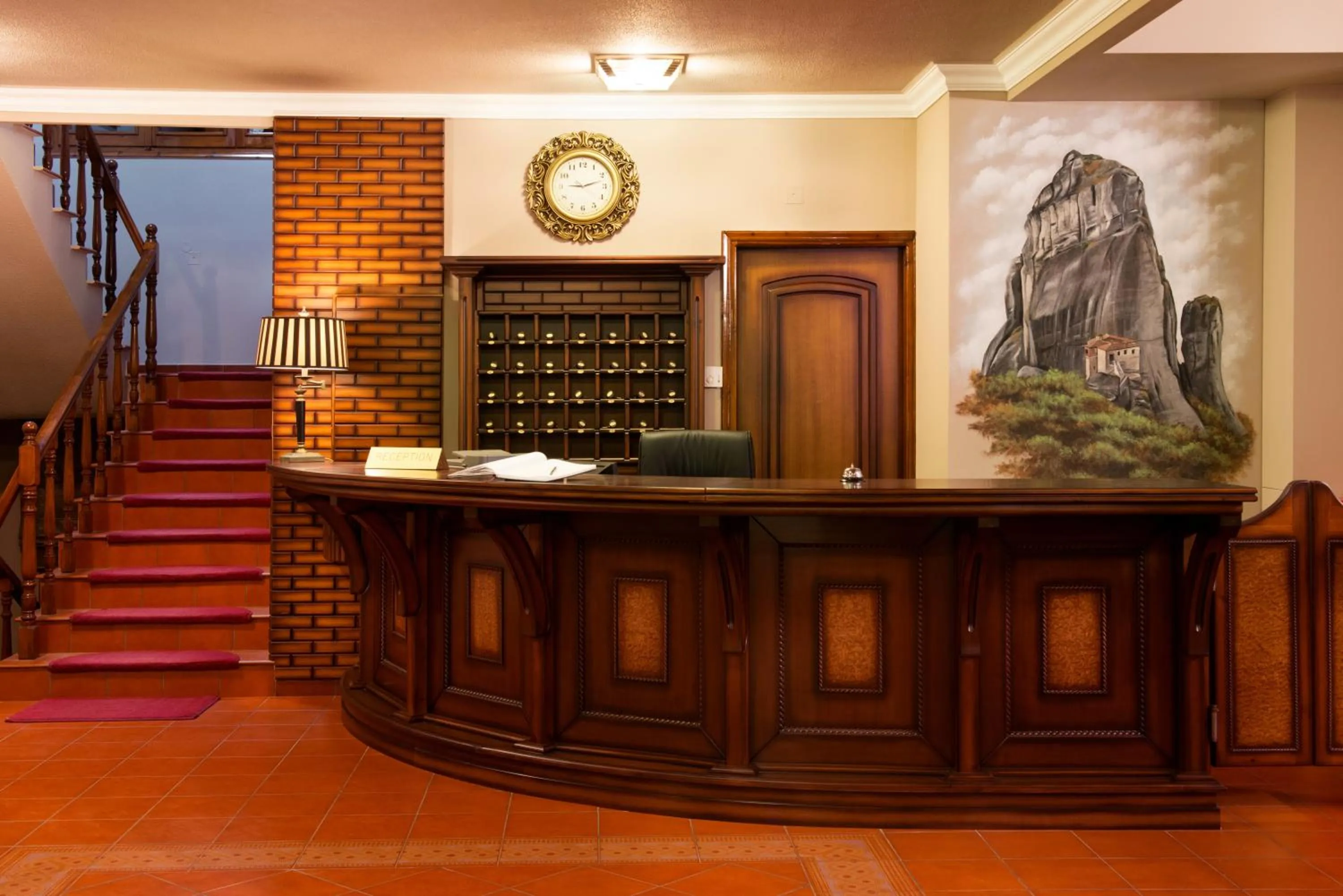 Lobby or reception in Hotel Kastraki