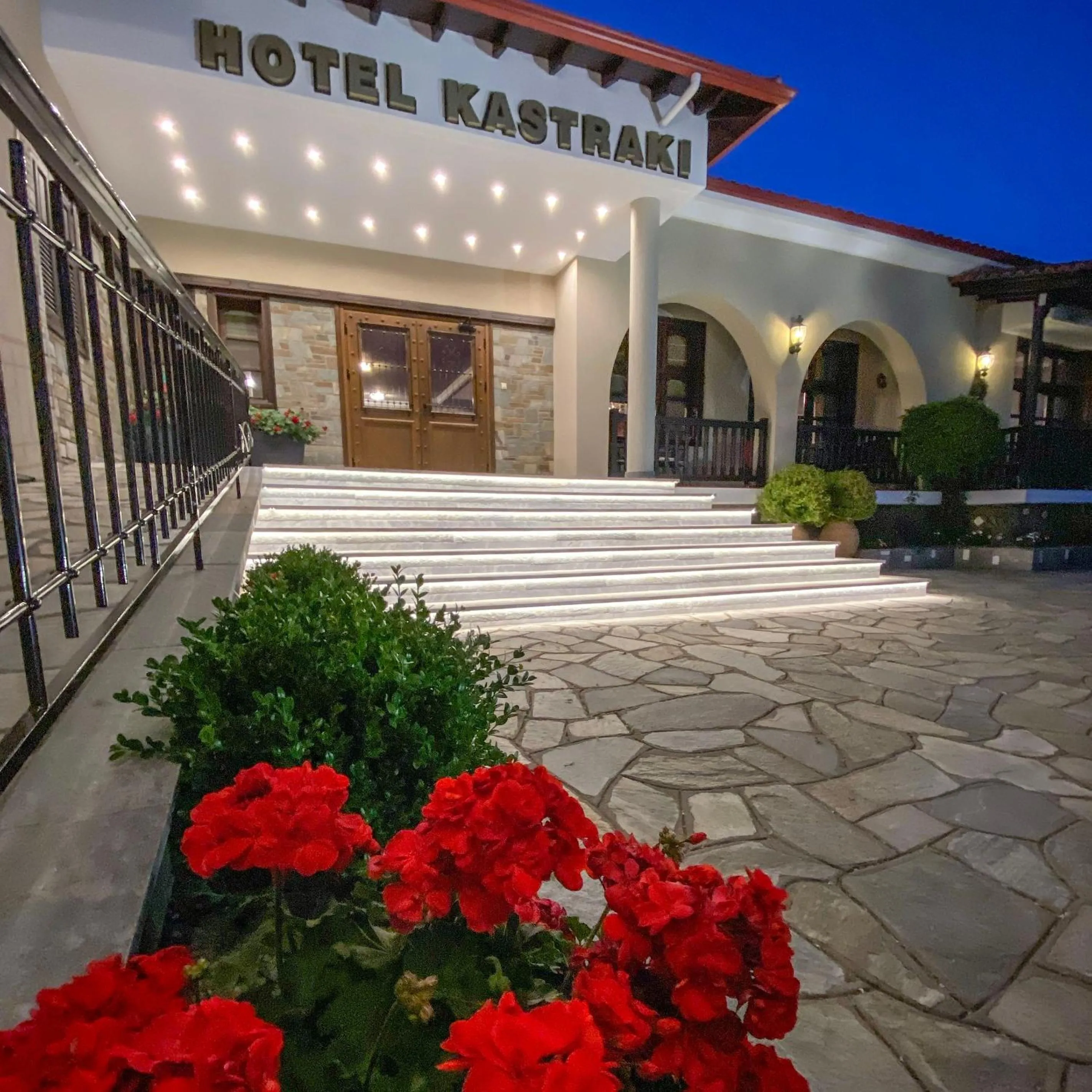 Decorative detail in Hotel Kastraki